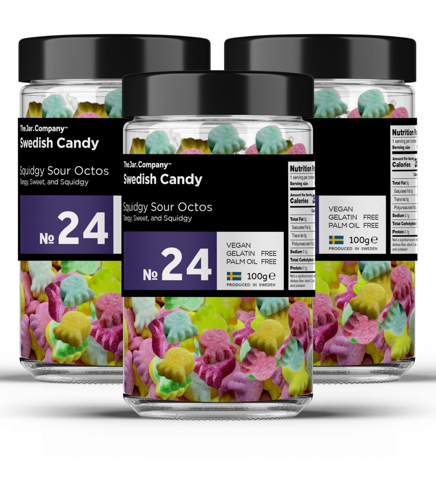 TheJar.Company - Swedish Candy - 24 - Squidgy Sour Octos