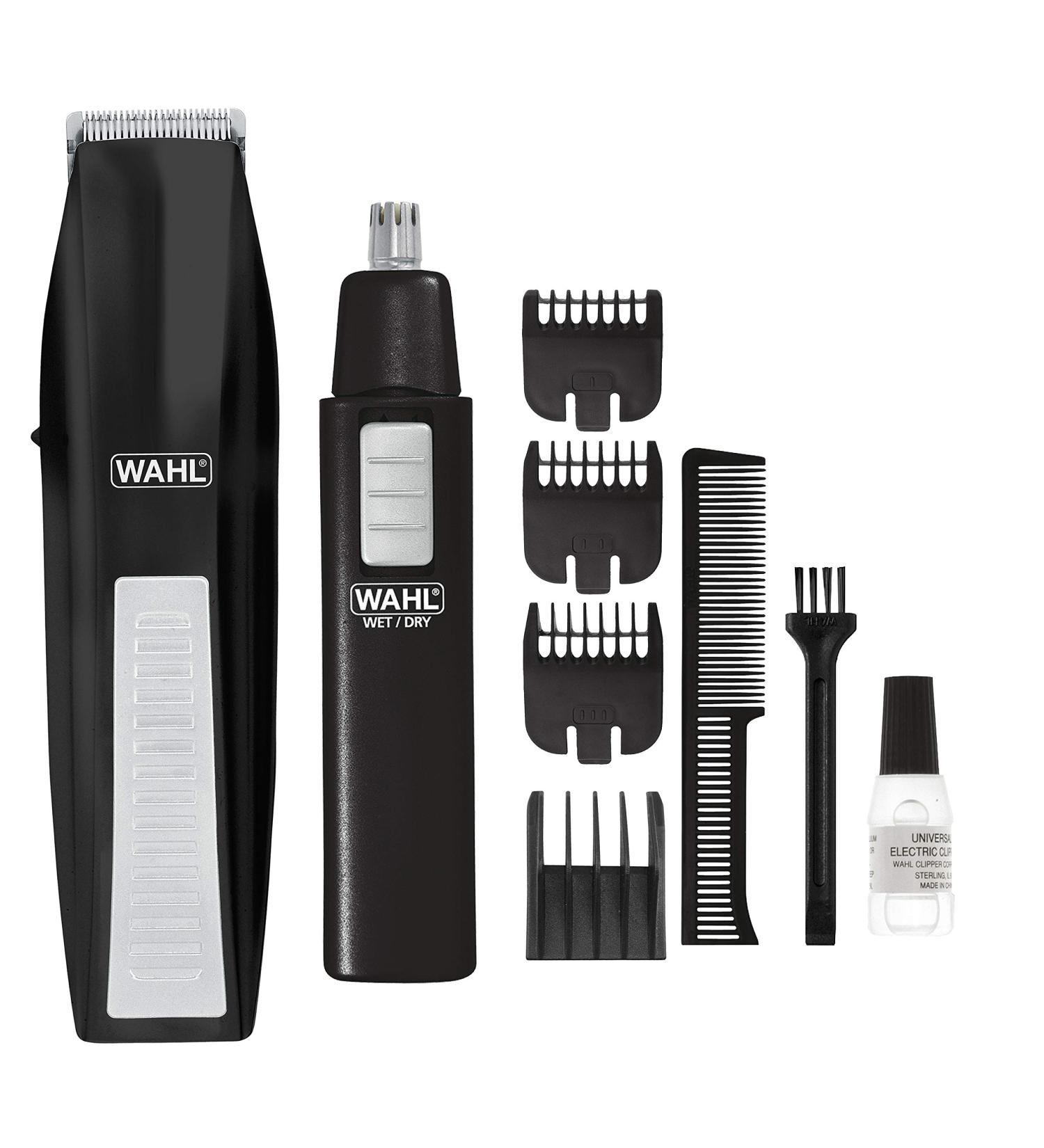 Wahl Cordless Beard Trimmer w EarNoseBrow Trimmer - Buy Online on GoSupps.com