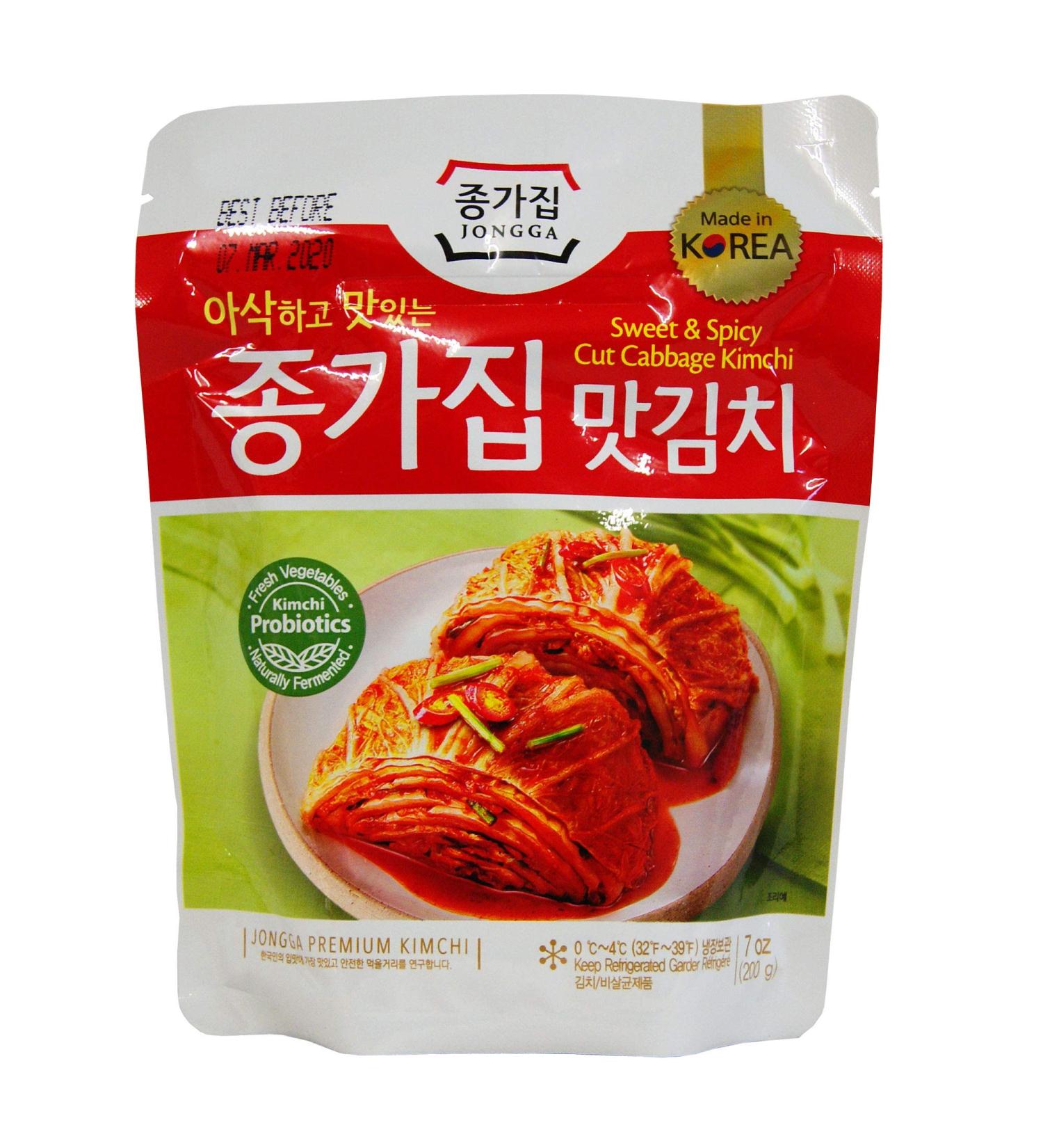 Chongga Cut Cabbage Kimchi (Mat Kimchi) 200g