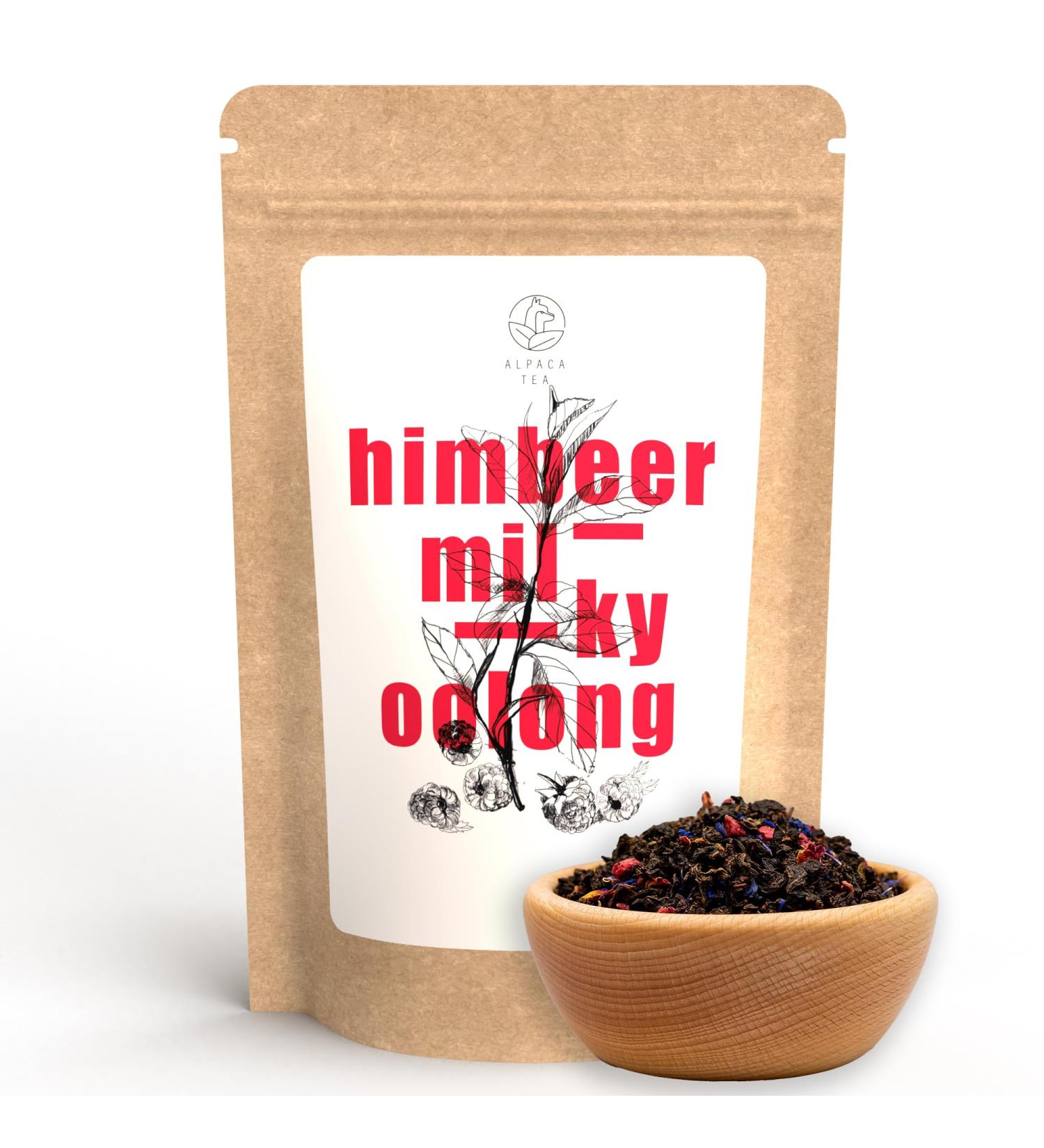 Alpaca Tea | loose Oolong Tea | resealable (Raspberry Milky Oolong 500g) Raspberry Milky Oolong 500g