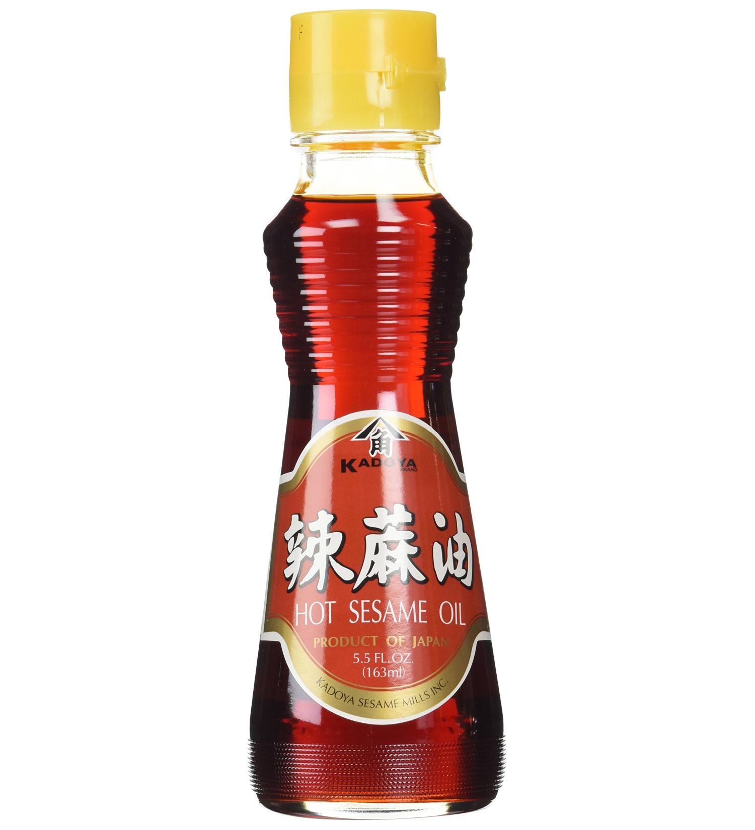 Kadoya 100% Pure Hot Sesame Oil (5.5 OZ) - Authentic Japanese Flavor for Cooking and Seasoning - Buy Online on GoSupps.com