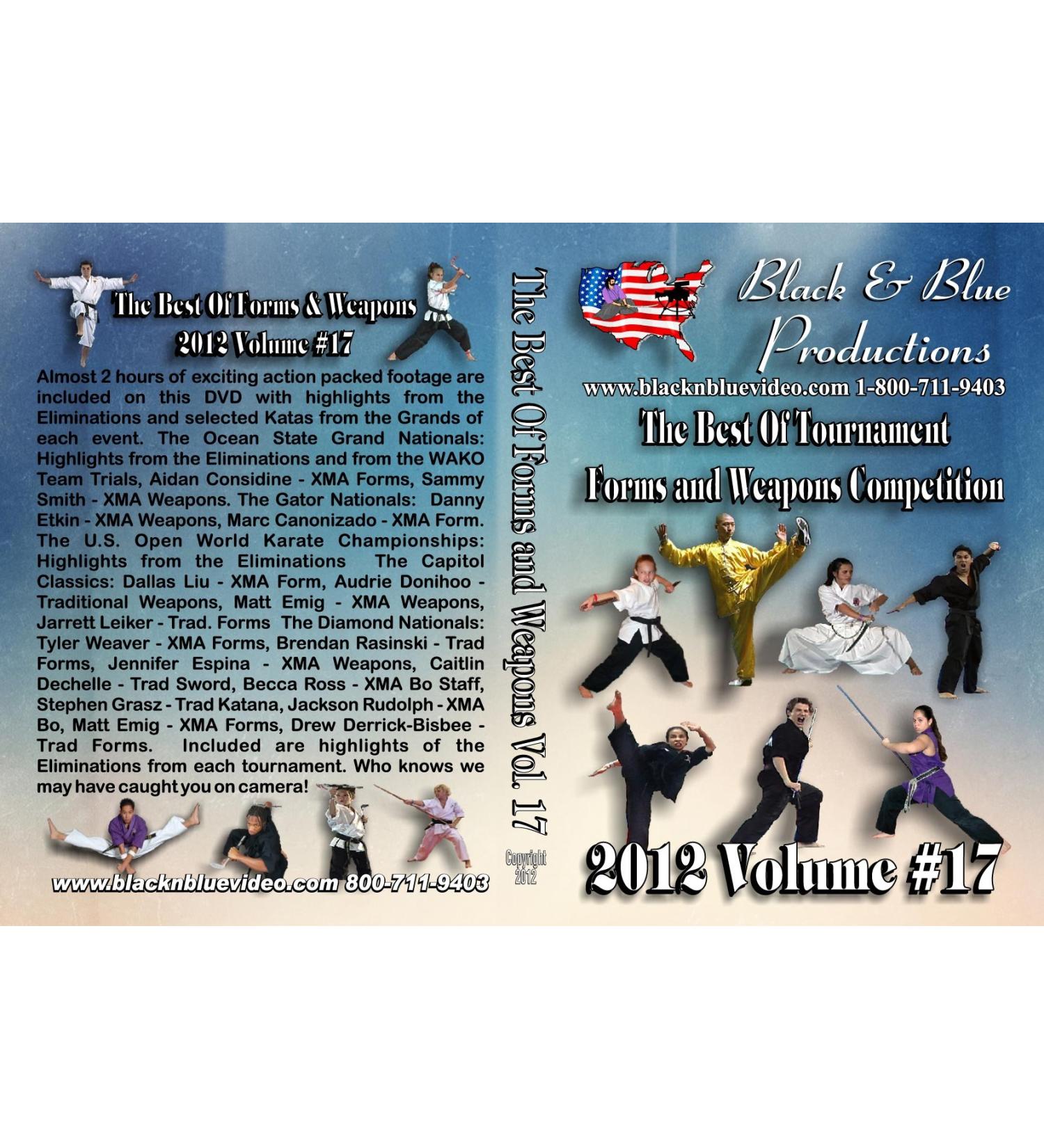 2012 #17 Best of Forms & Weapons Competition Karate Martial Arts Tournament DVD