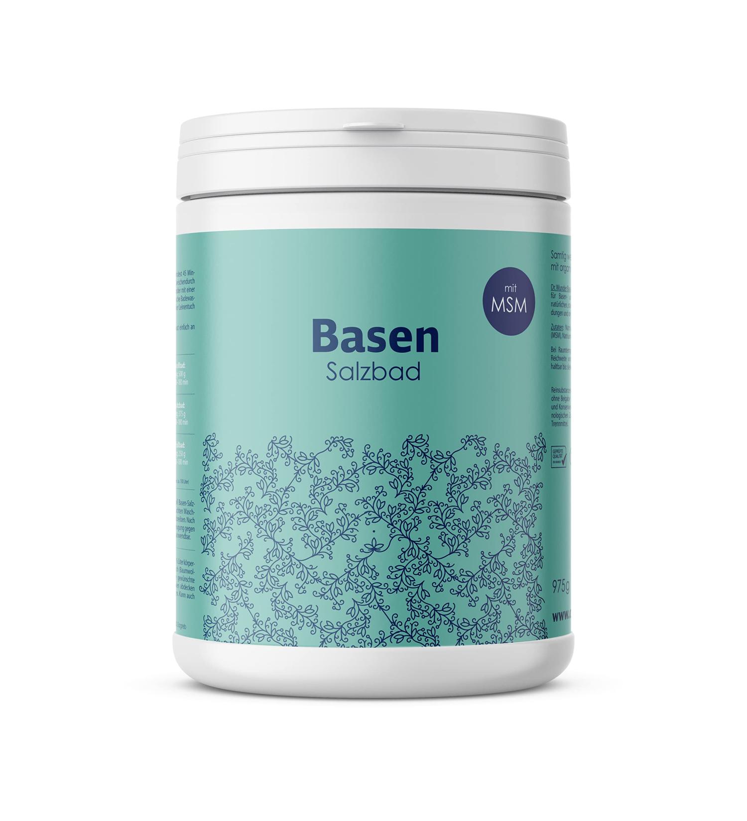 NutriTeam Dr Wunder BasenSzout bath 975g velvety soft bass bath with organic sulphur - Buy Online on GoSupps.com