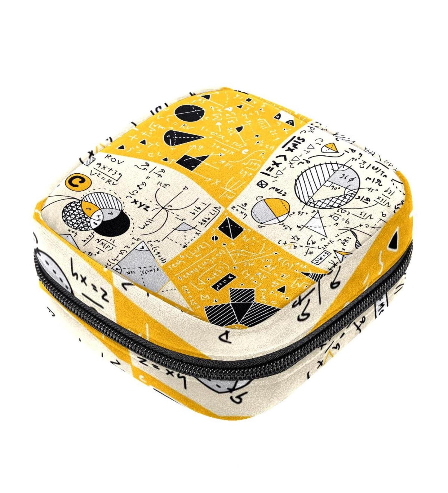 Menstruation Pad Bag with Zipper | Women's Tampon & Napkin Storage | Stylish Collective Bags for Girls - Buy Online on GoSupps.com