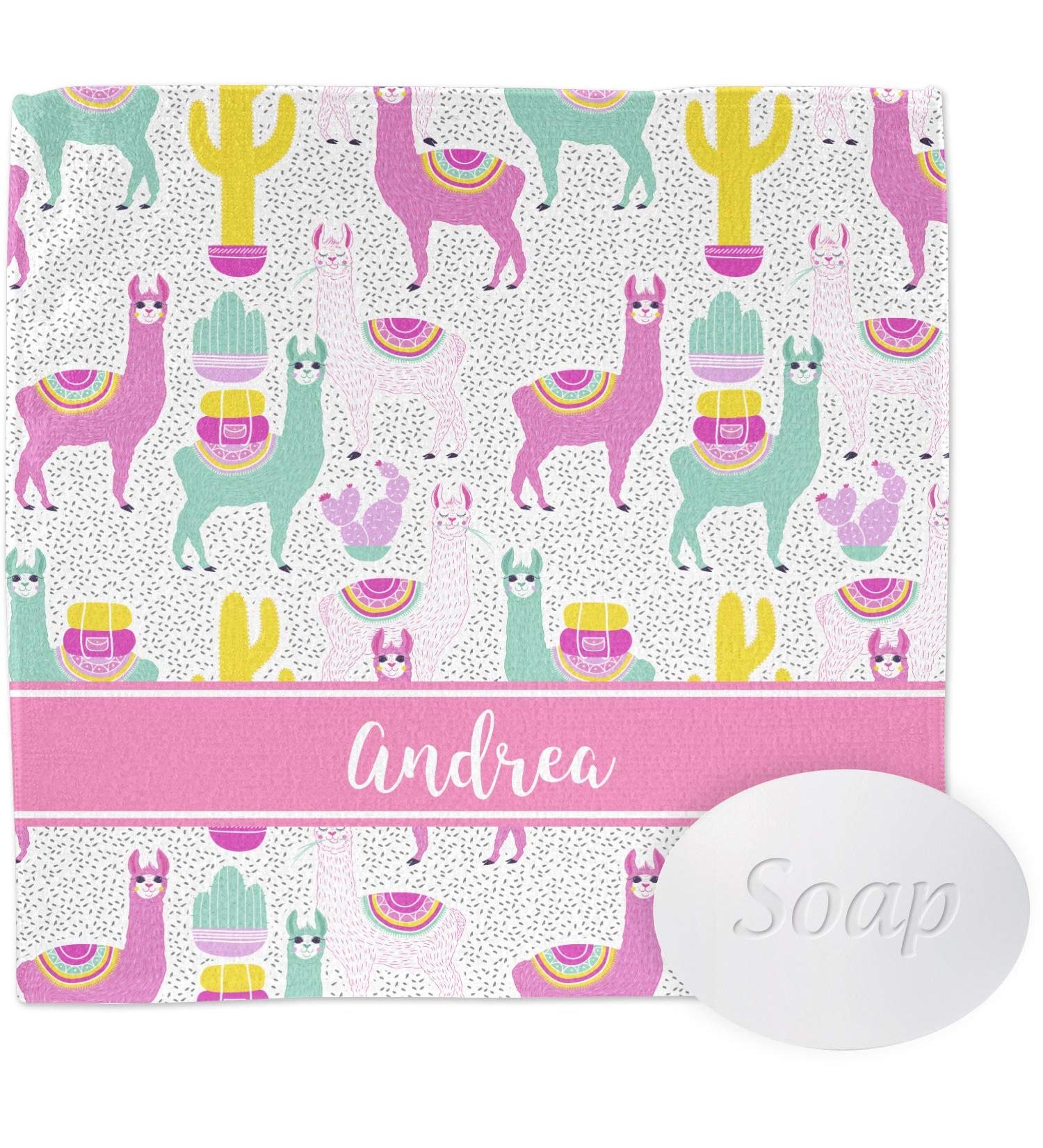 YouCustomizeIt Personalized Llamas Washcloth