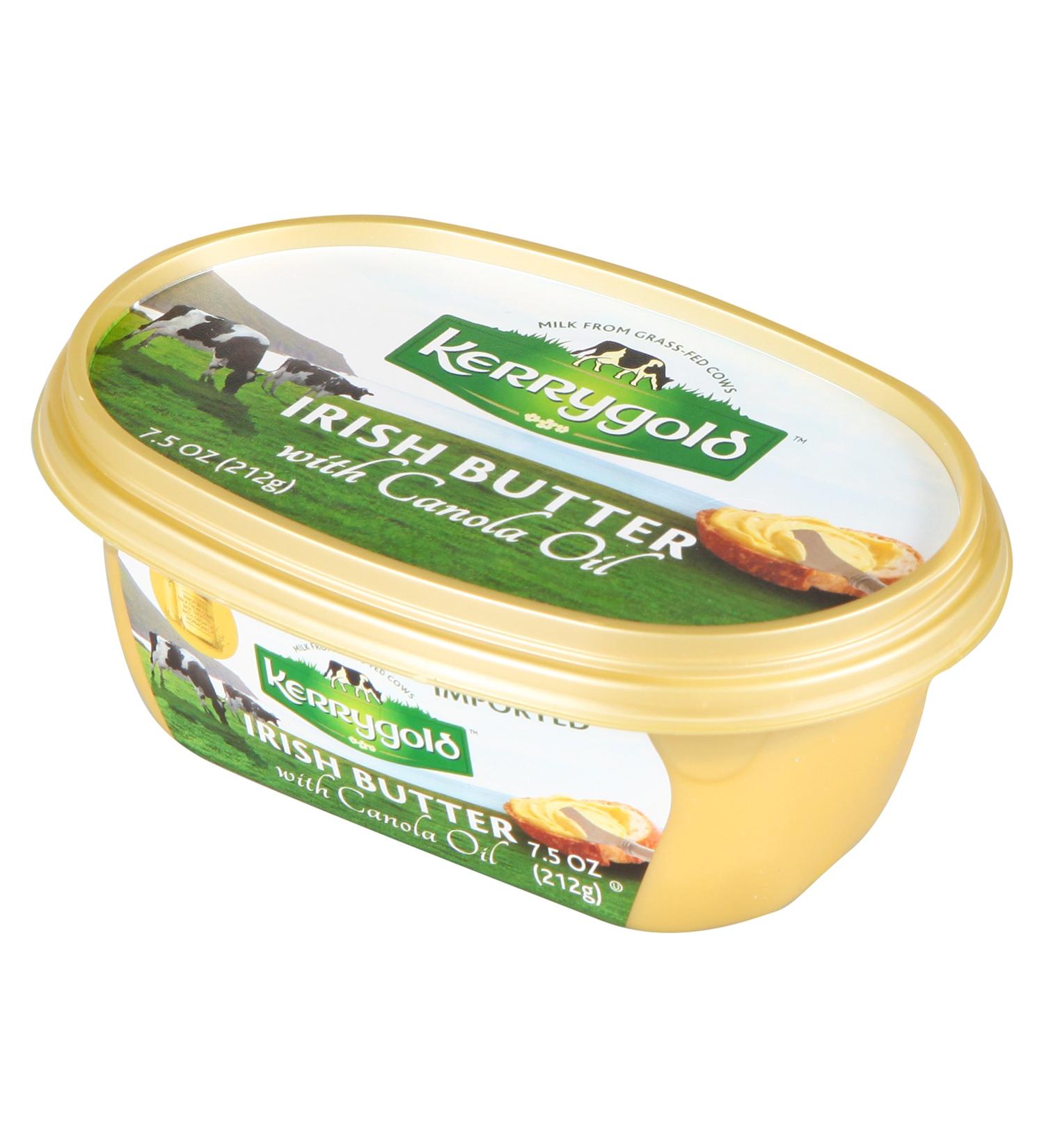 KERRYGOLD BUTTER 7.5 OZ SPREADABLE W/CANOLA OIL TUB - Buy Online on GoSupps.com