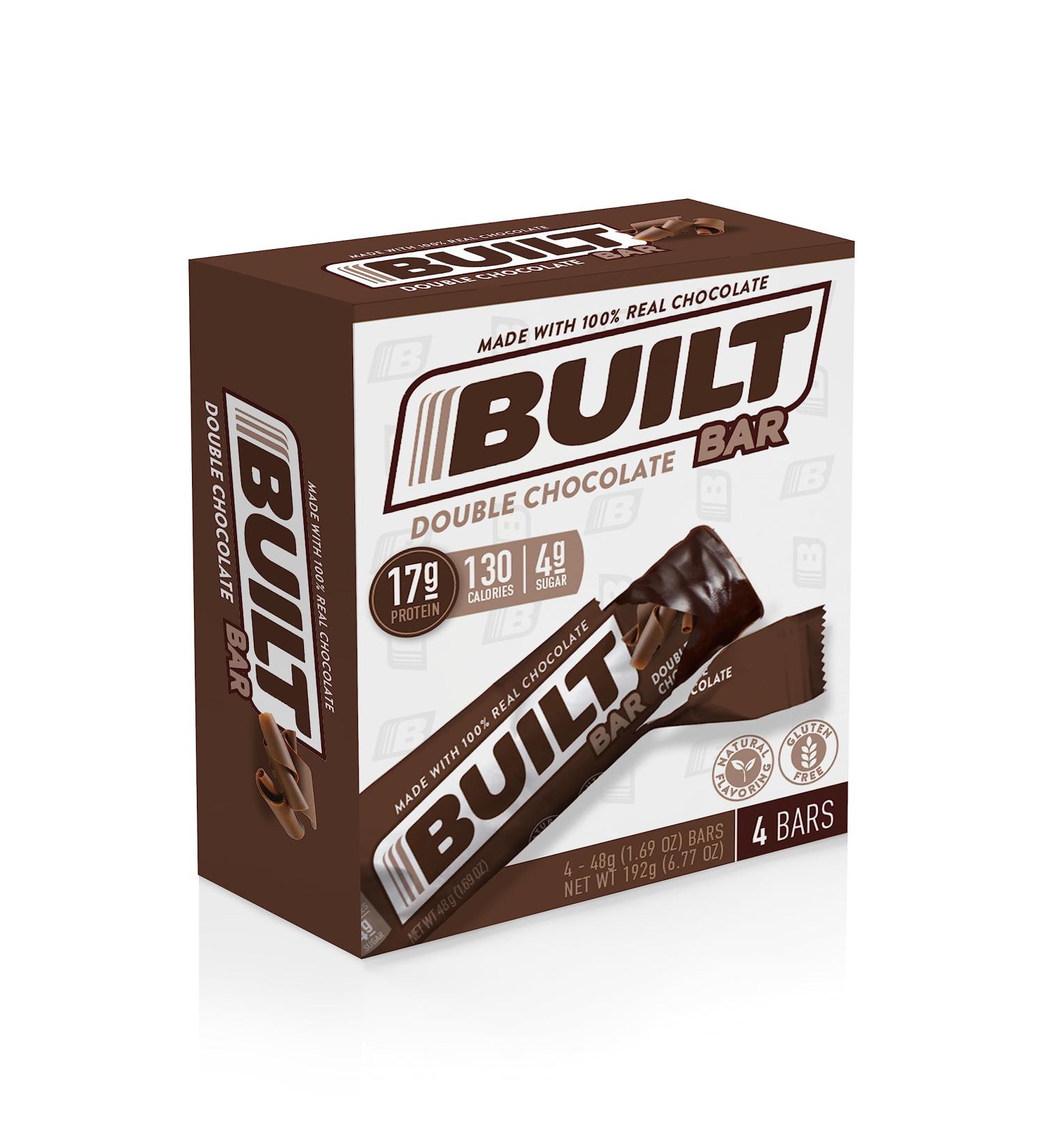 Built Bar Double Chocolate 4/box