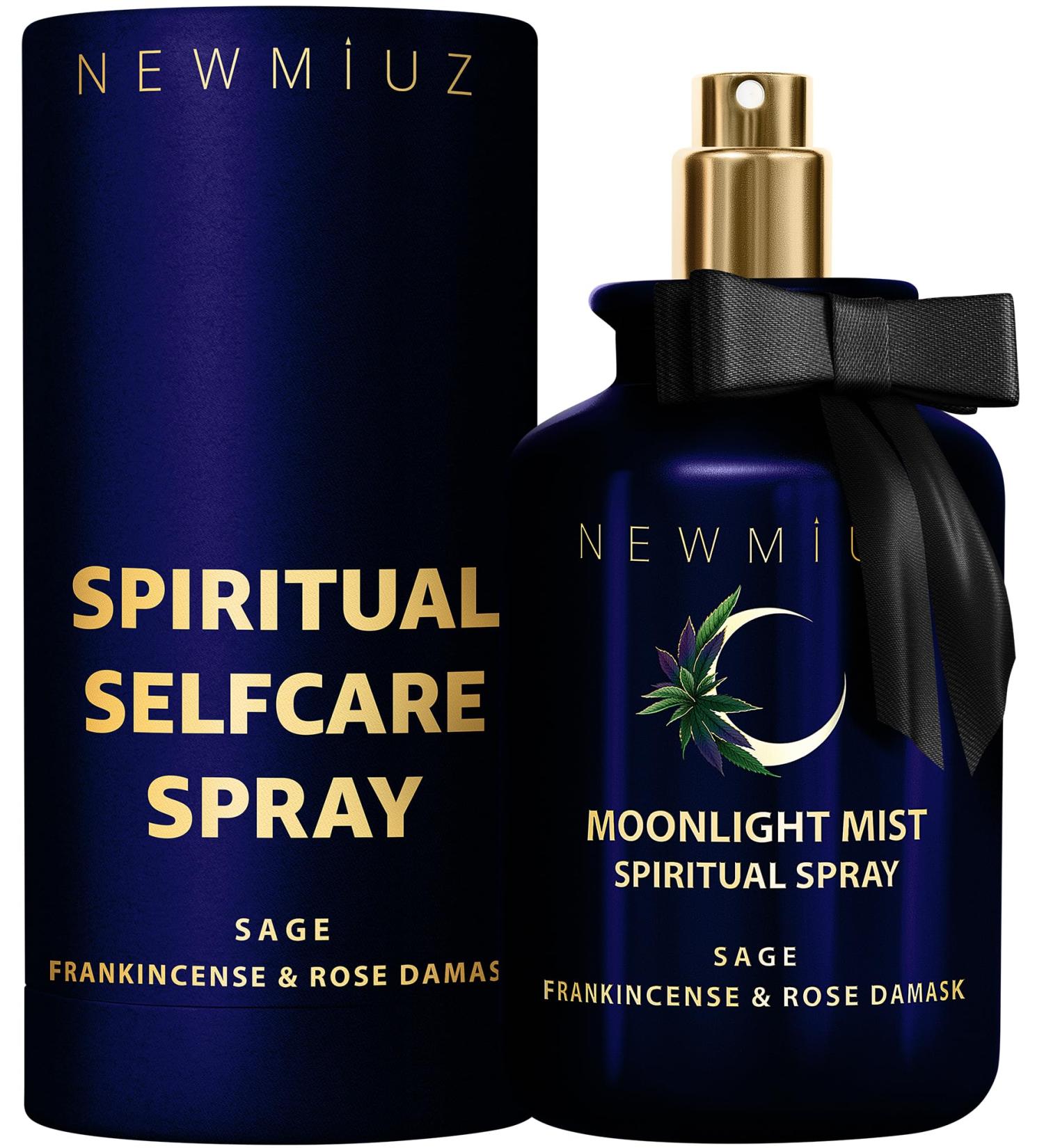 Clearing Sage Smudge Spray Mist Spiritual Aromatherapy for Stress Relief Success Prosperity Frankincense Rose Natural Essential Oils Destress Gift - Buy Online on GoSupps.com