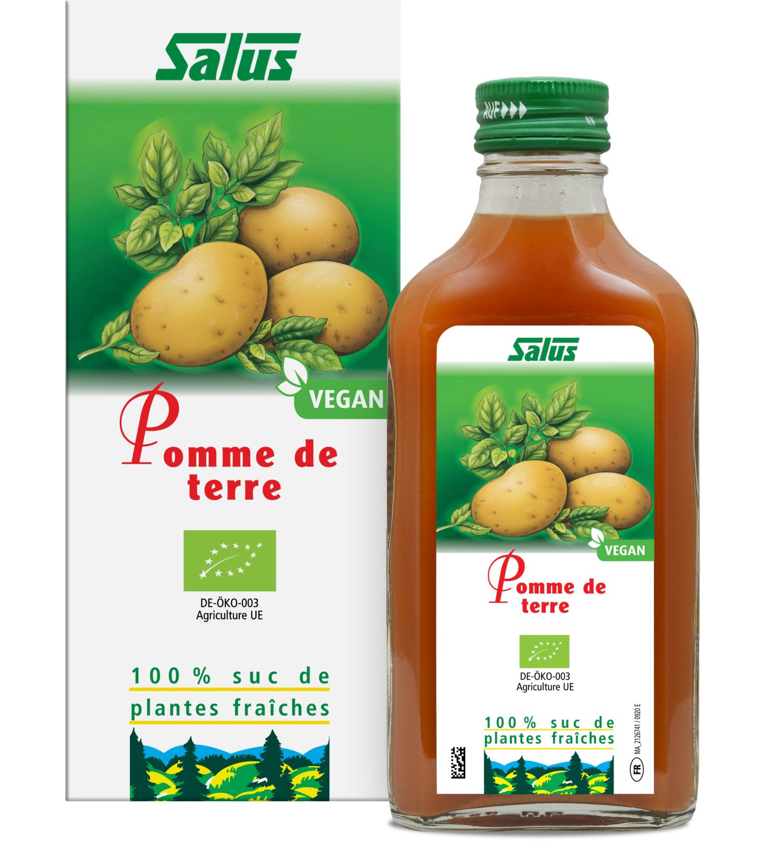 Salus Organic Potato Based on BIOIO Potato Juice Vegan No Additives 200 ml - Buy Online on GoSupps.com