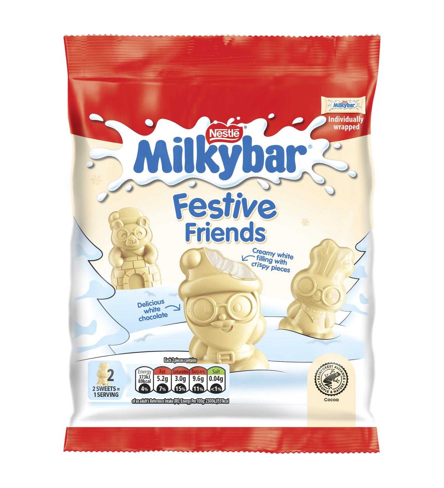  Milkybar Milkybar Festive Friends Sac 57 g - Buy Online on GoSupps.com