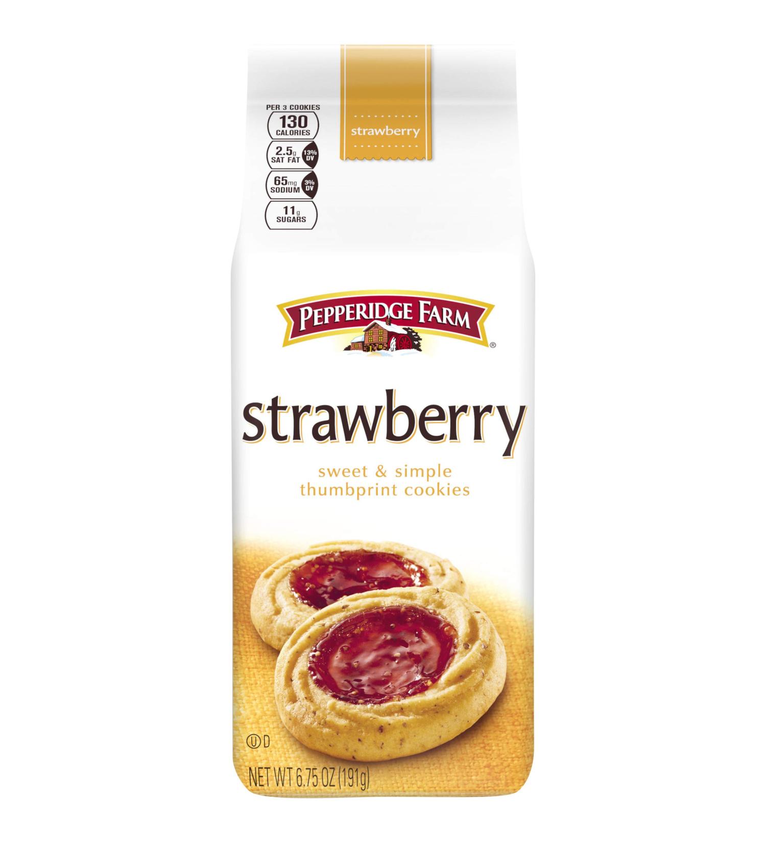 Pepperidge Farm Verona Strawberry Cookies 6.75oz (Pack of 4) - Delicious Strawberry Flavored Cookies - Buy Online on GoSupps.com