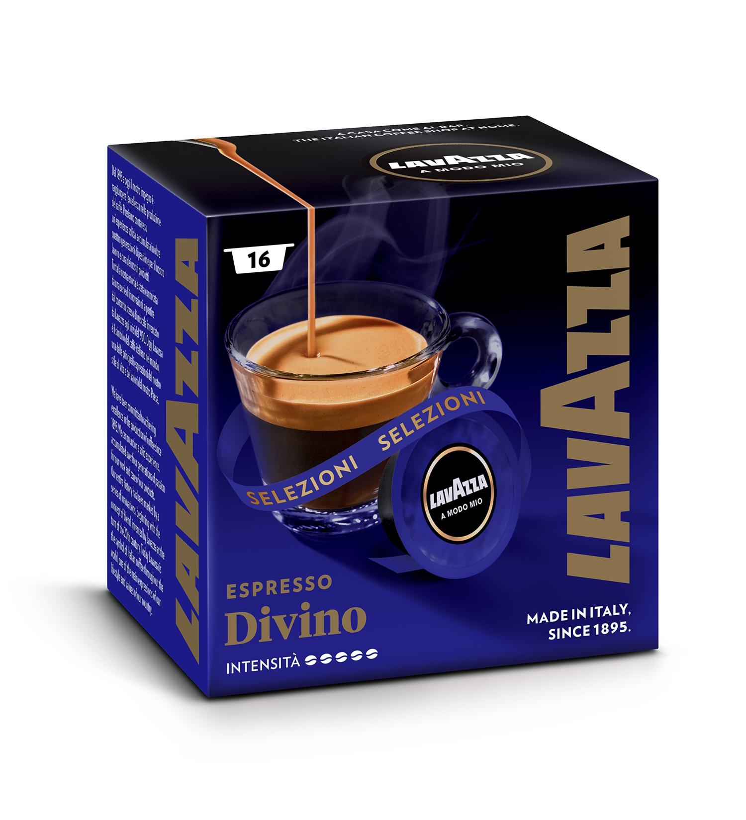  Lavazza Lavazza A Modo Mio Caf Espresso Divino 16 capsules - Lot de 2 - Buy Online on GoSupps.com
