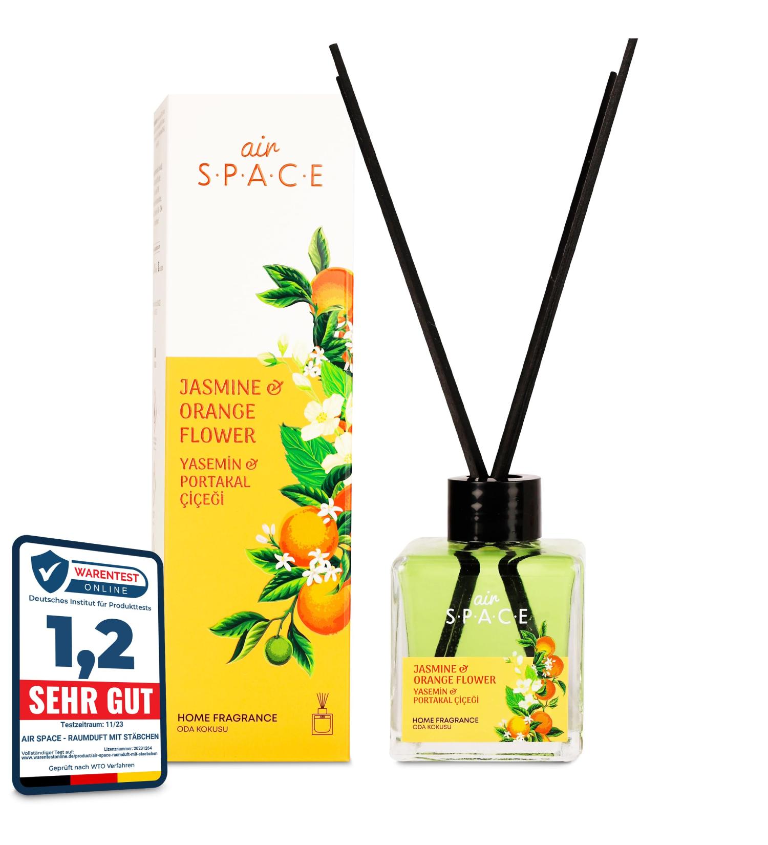 Air Space Fragrance Sticks | Jasmine Orange Flower Room Freshener | Fruity Floral Aromatherapy for Home - Buy Online on GoSupps.com