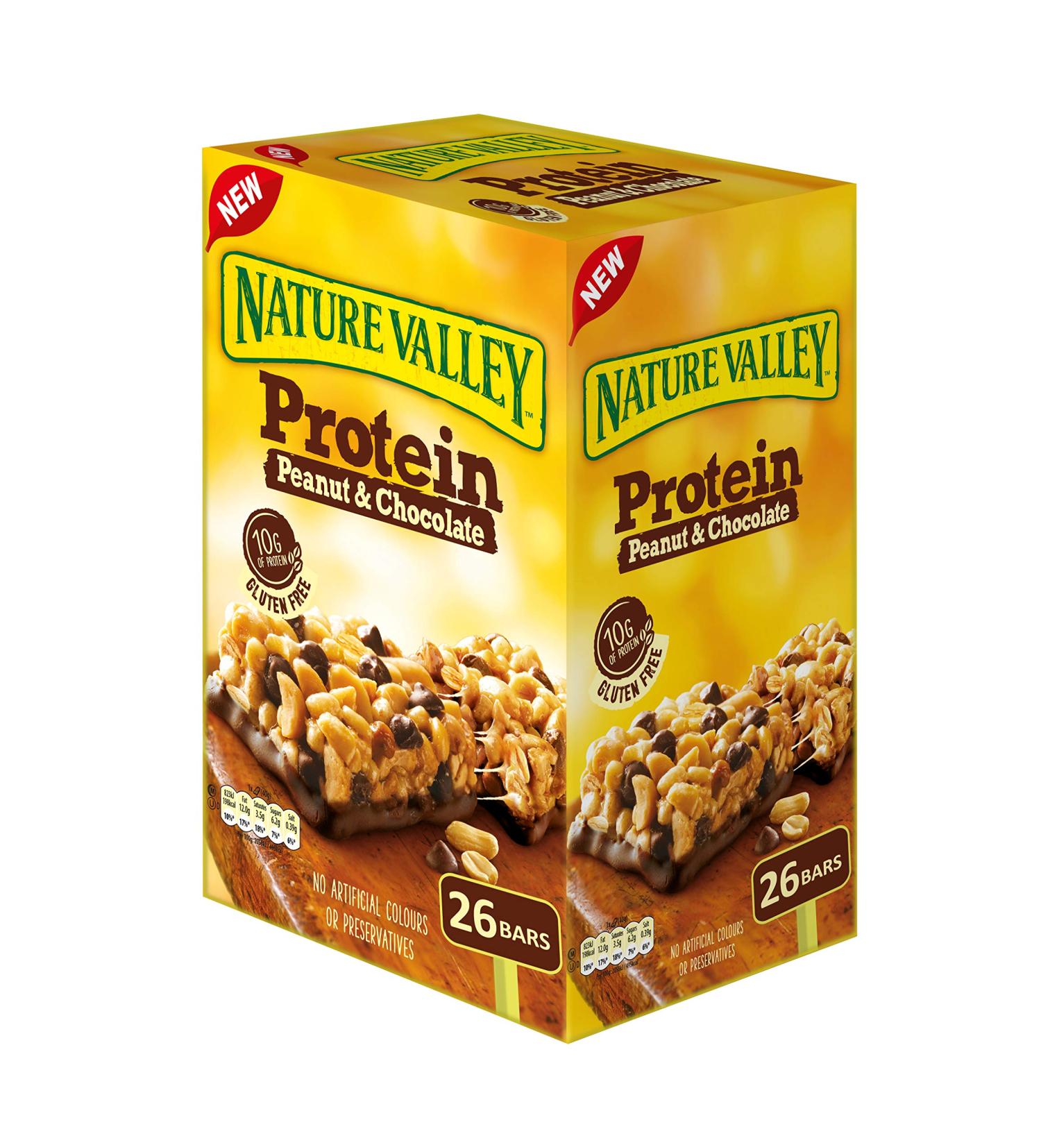 Nature Valley Protein Bars Peanut and Chocolate Gluten Free
