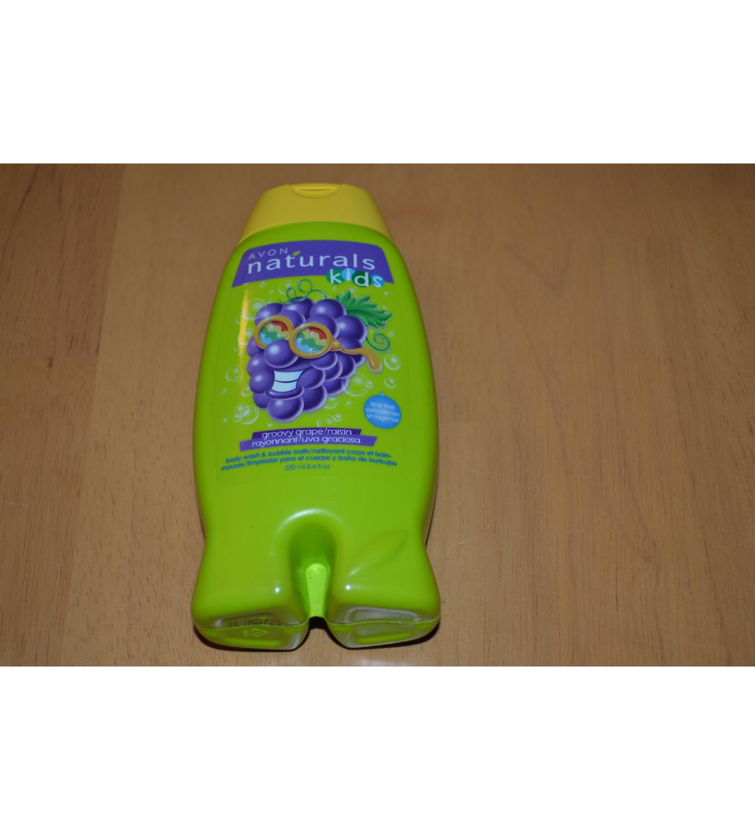 Avon Naturals Kids Groovy Grape Body Wash & Bubble Bath 8.4 Fl Oz