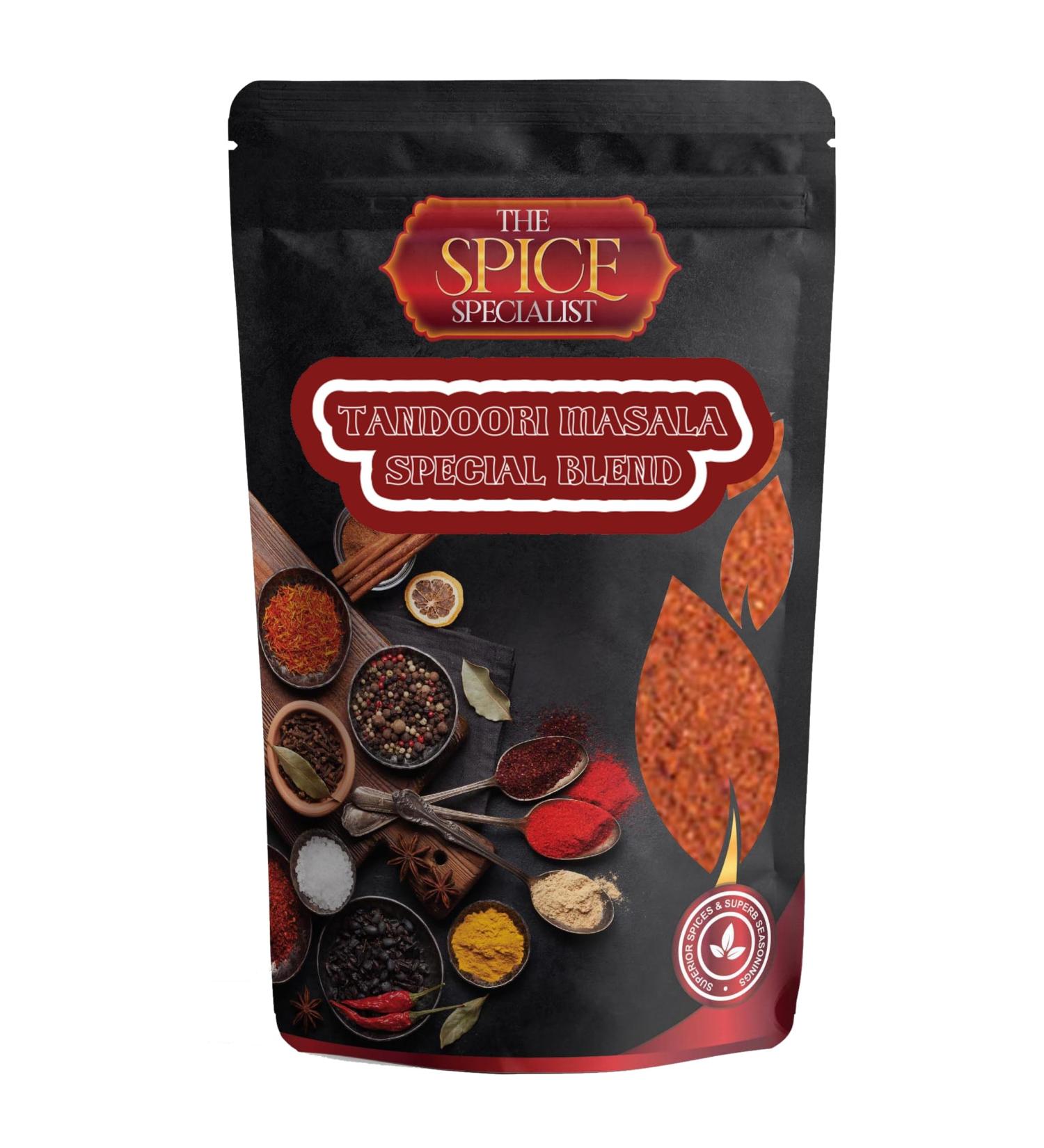 Tandoori Masala Special Blend 500g | Authentic Restaurant QualityTandoori Spice Powder for Gourmet Marinade Seasoning | Resealable Stand-Up Pouch for Long-Lasting Freshness - Buy Online on GoSupps.com