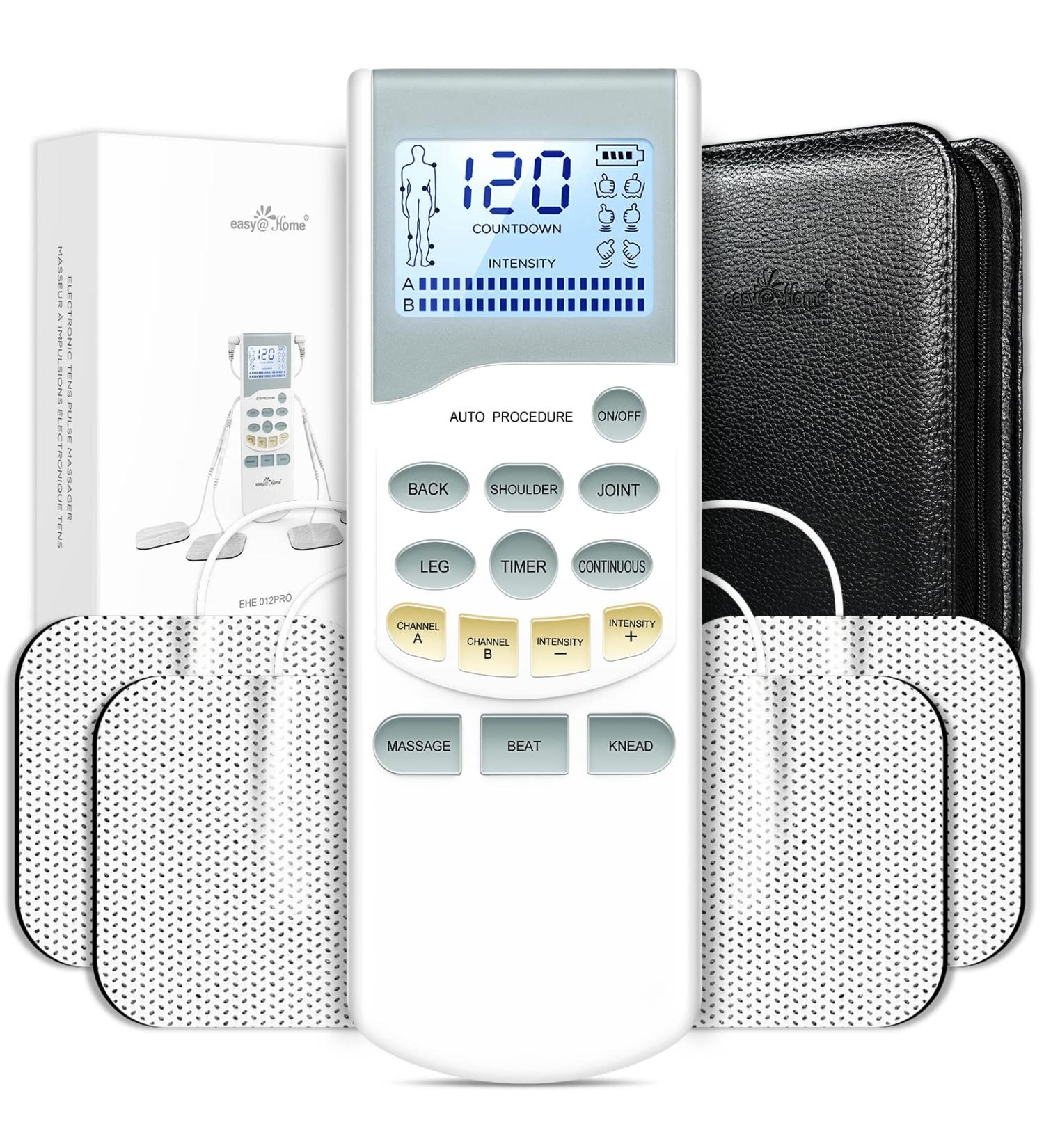 EASY Home Tens Device for Pain Therapy | Dual Channel Electrostimulation Device with LCD Display & Adjustable Pulse Intensity - PL-029V - Buy Online on GoSupps.com