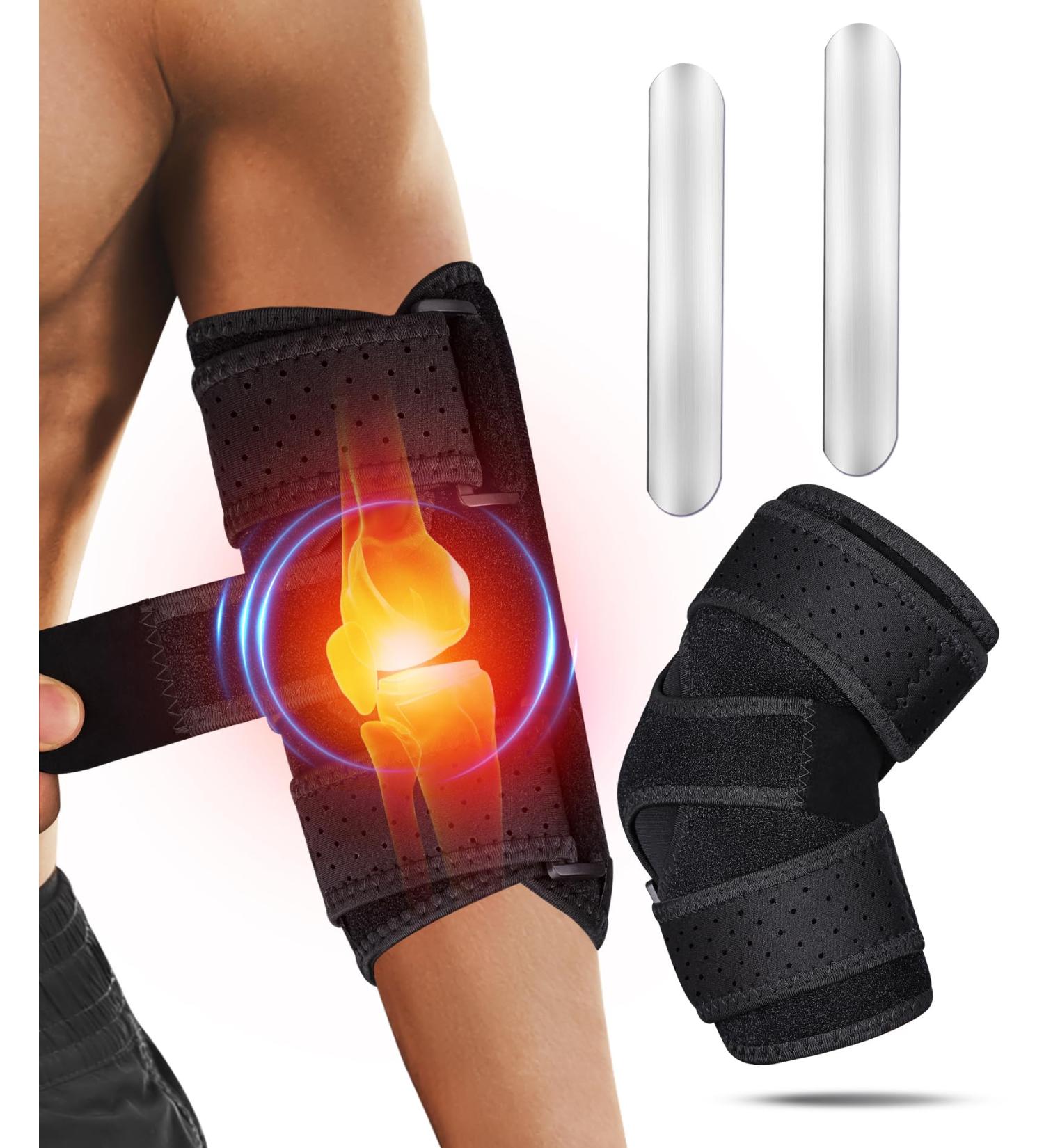 Elbow Brace for Cubital Tunnel & Tennis Elbow - Adjustable Tendonitis Support Splint for Men & Women - Ideal Ulnar Nerve Entrapment Relief - Buy Online on GoSupps.com
