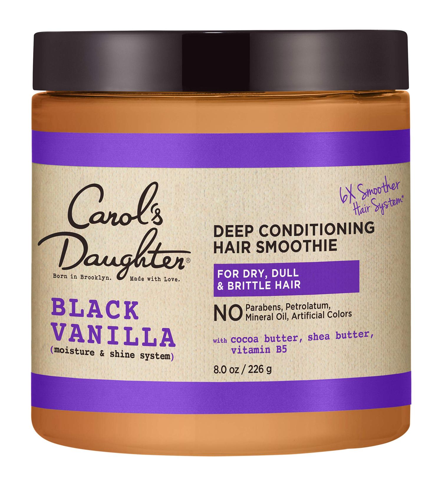 Carol's Daughter Black Vanilla Deep Moisturizing Hair Cream - 226g for Dry Dull & Brittle Hair | International Shipping Available - Buy Online on GoSupps.com