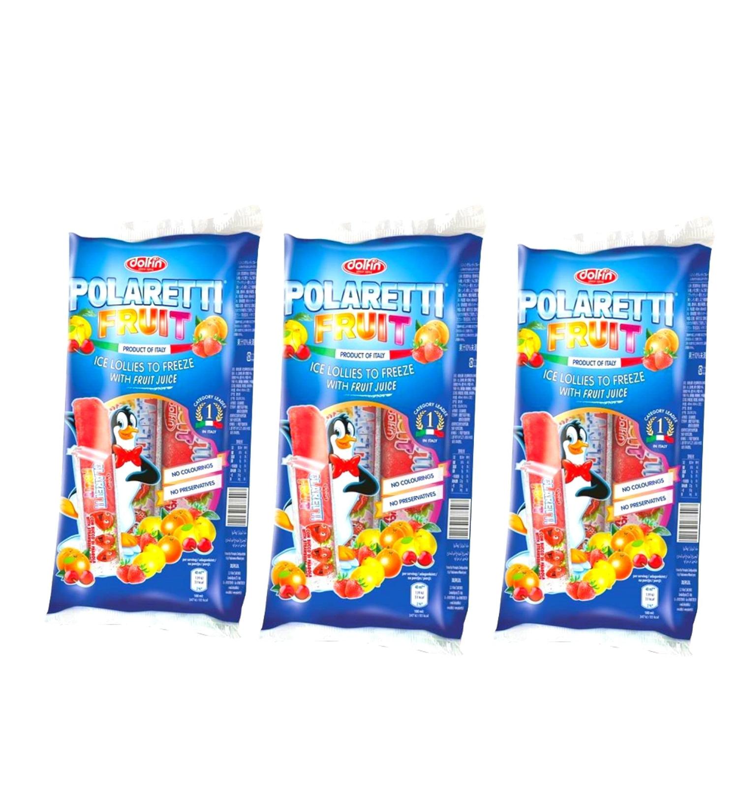  Sync'T Dolfin Polaretti Pack of 3 gluten-free popsicles 30 x 40 ml - Buy Online on GoSupps.com