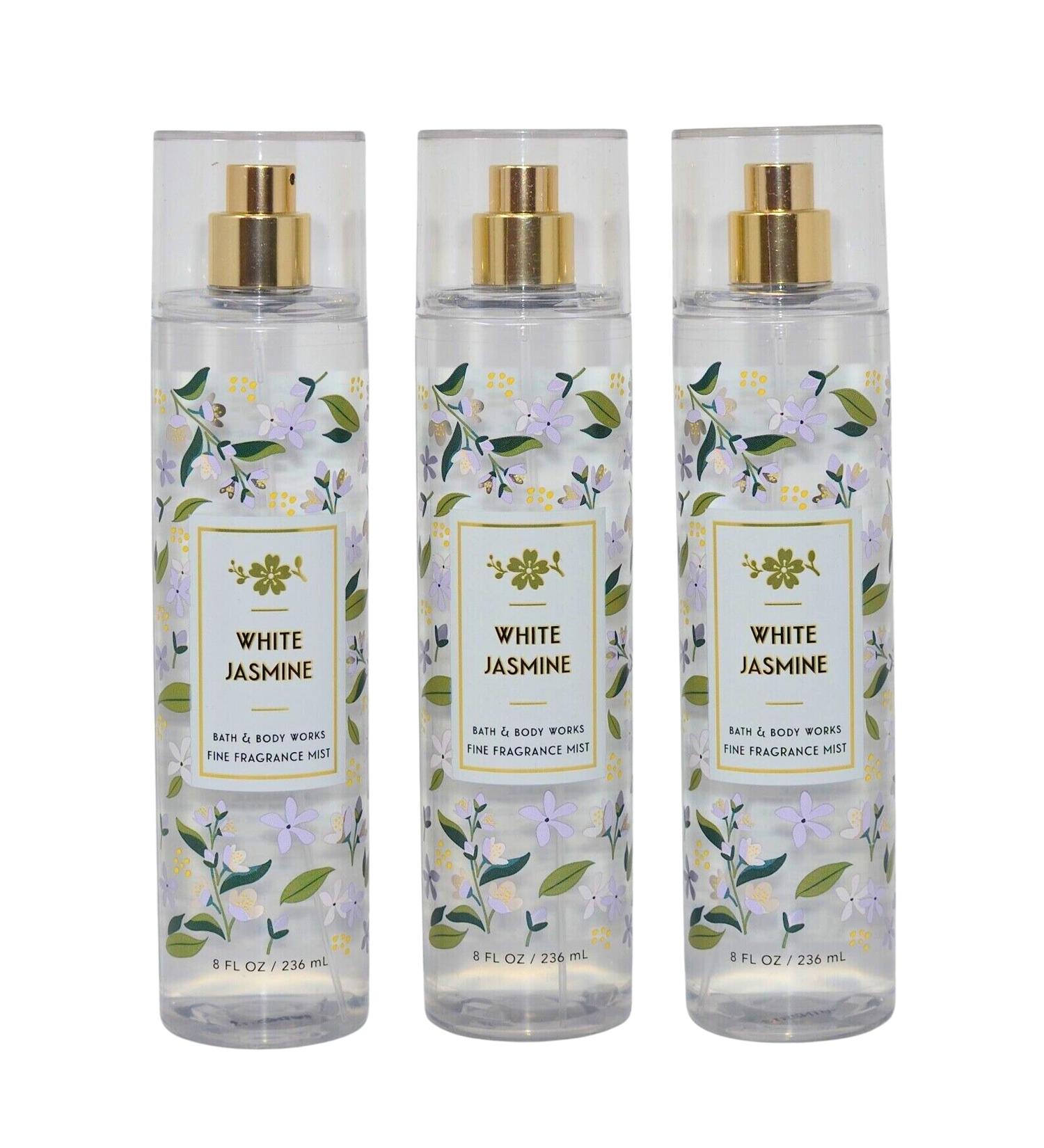 Bath & Body Works Fragrance Mist 3-Pack 8oz Each (White Jasmine)