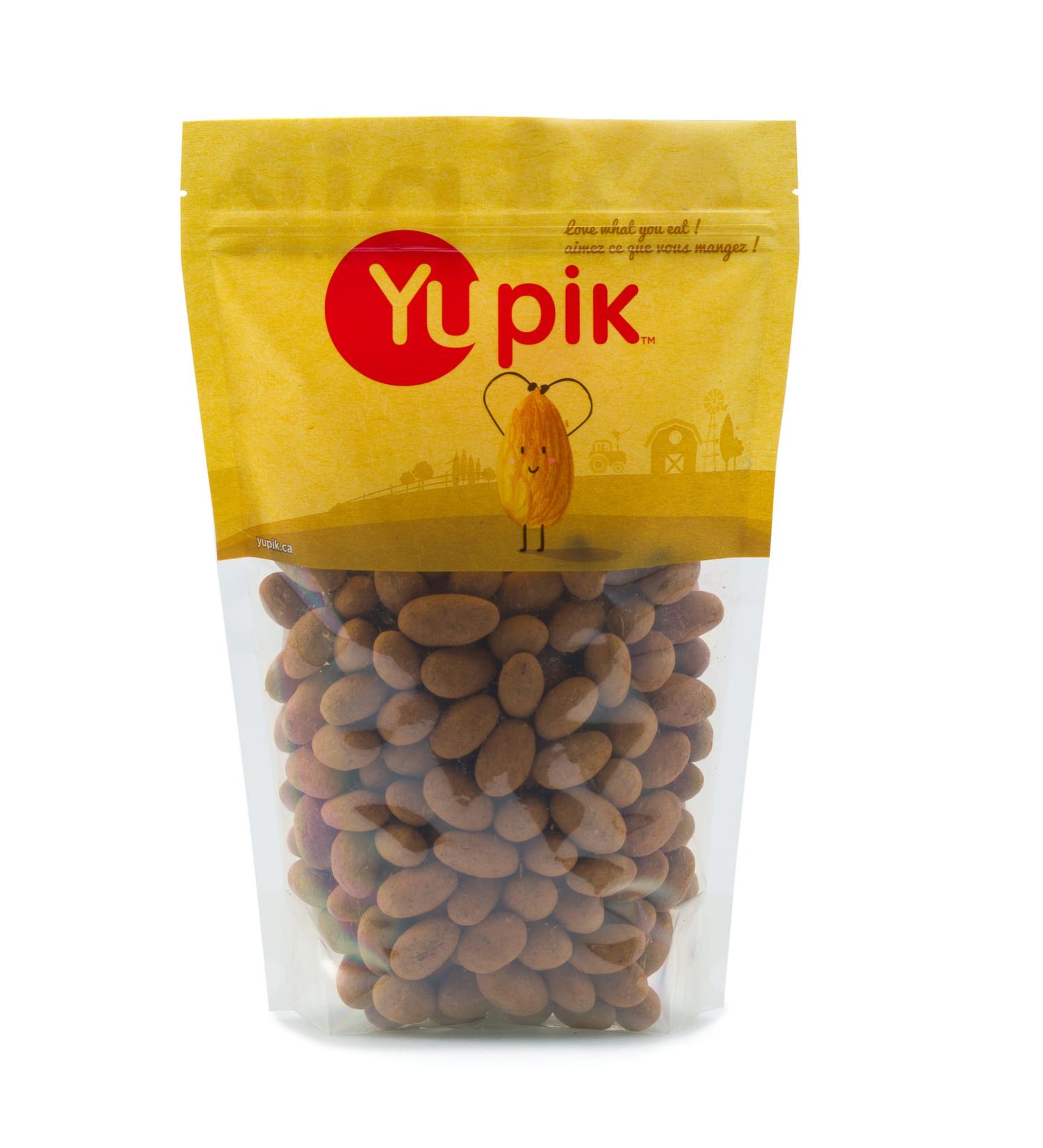 Yupik Cocoa Dusted Milk Chocolate Covered Almonds 1 kg Kosher Whole Nuts Almonds Dipped in Fine Milk Chocolate Cocoa Powder Coating Chocolate Candy Sweet Snacks Ideal for Topping & Baking 1 kg (Pack of 1) - Buy Online on GoSupps.com