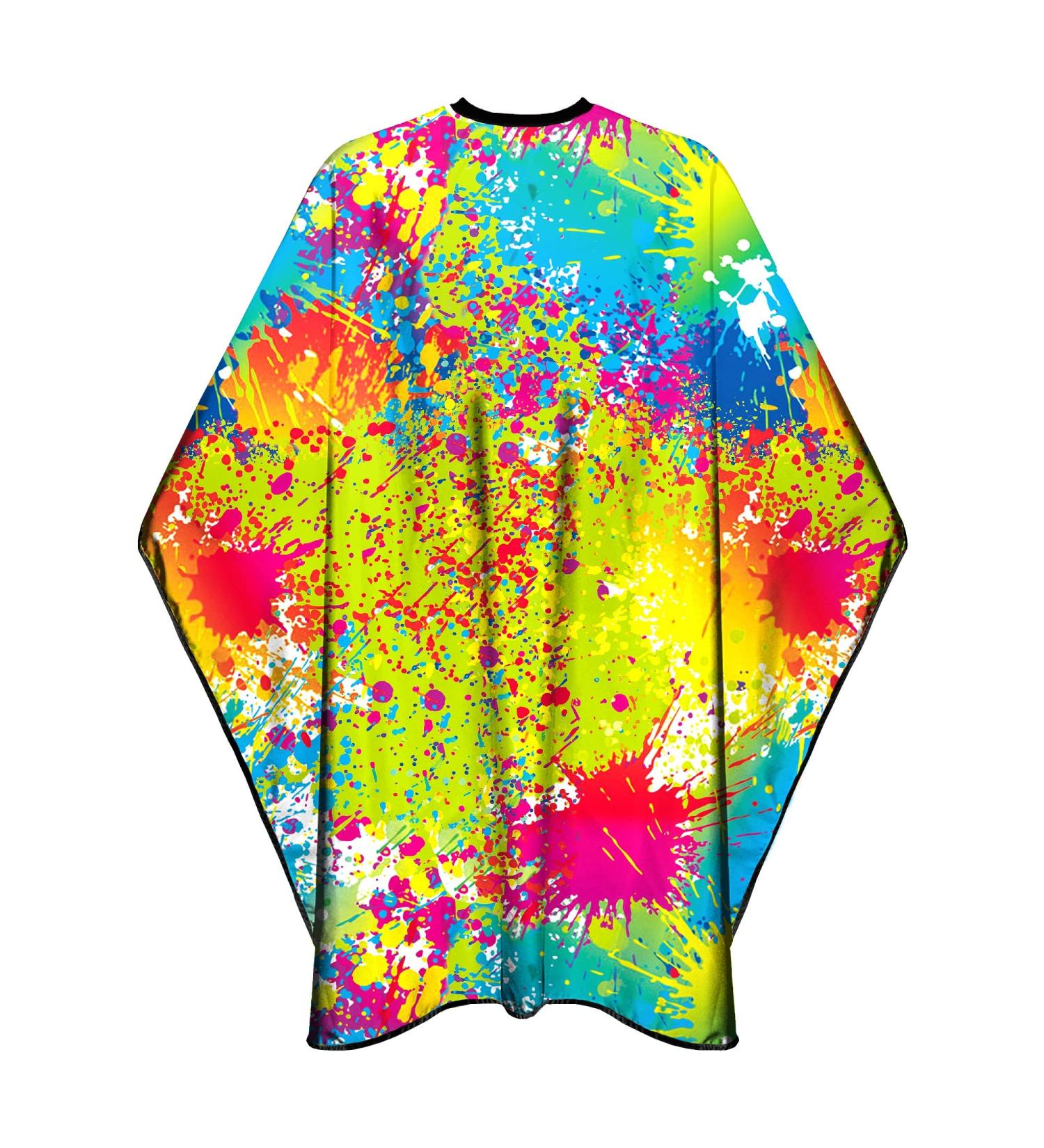 Professional Salon Cape for Women - Waterproof & Lightweight - Snap Closure Hair Cutting Cape - Machine Washable - 63x56 (Colorful) - Buy Online on GoSupps.com