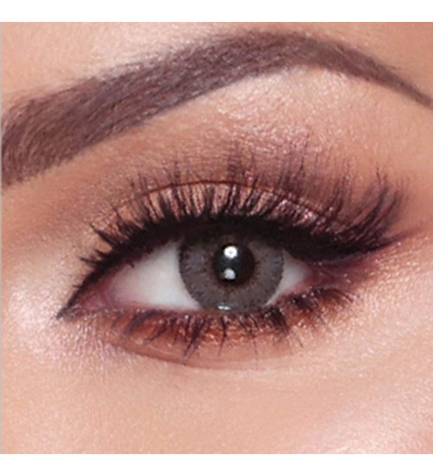 Bella Elite Amber Gray Colored Contact Lenses - Monthly Strong Coverage for Dark Eyes | -0.00 Dioptria | Shop Now! - Buy Online on GoSupps.com