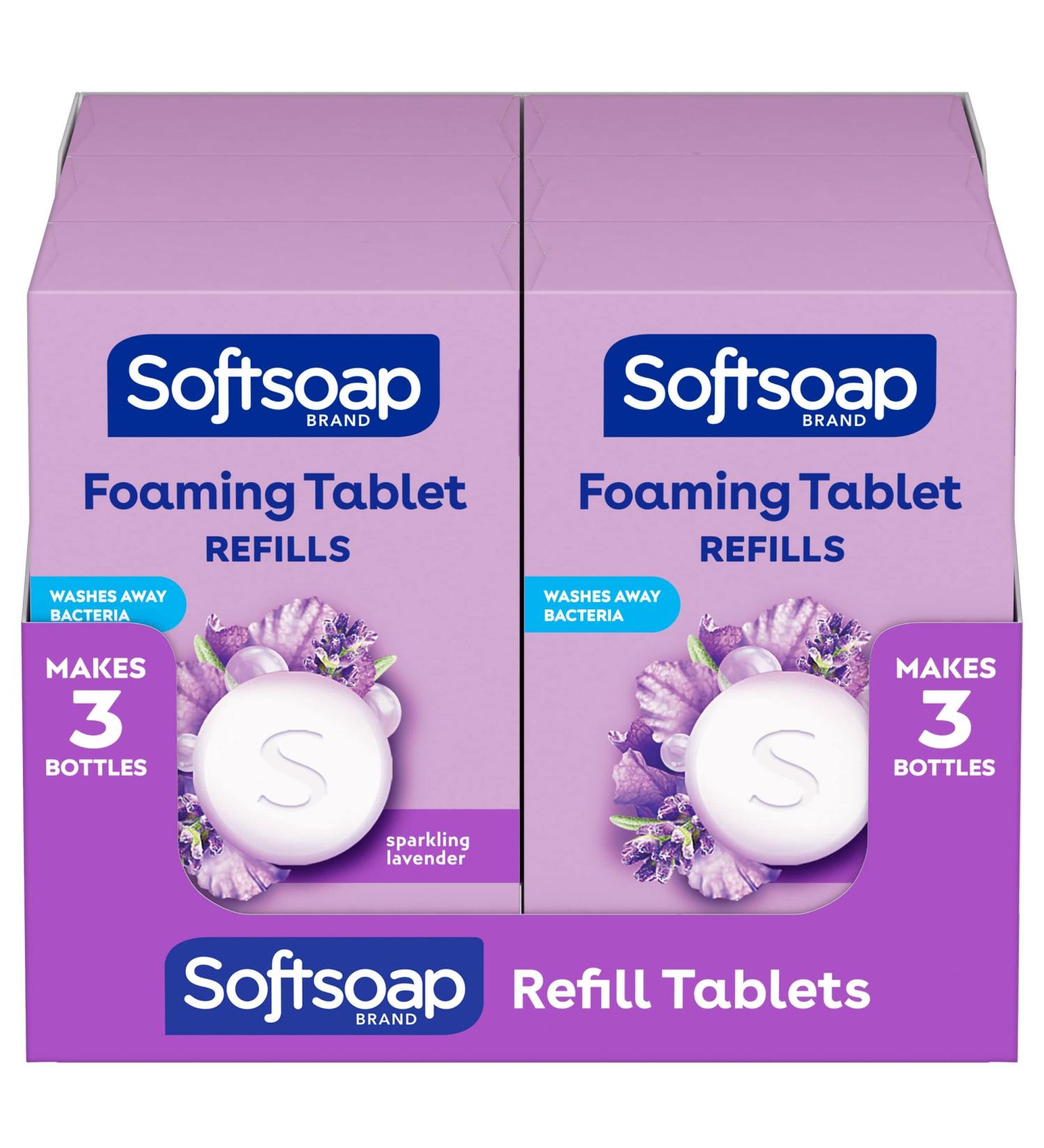 Buy Softsoap Hand Soap Tablets - Sparkling Lavender Refill (3 Count) | Eco-Friendly & International Shipping - Buy Online on GoSupps.com