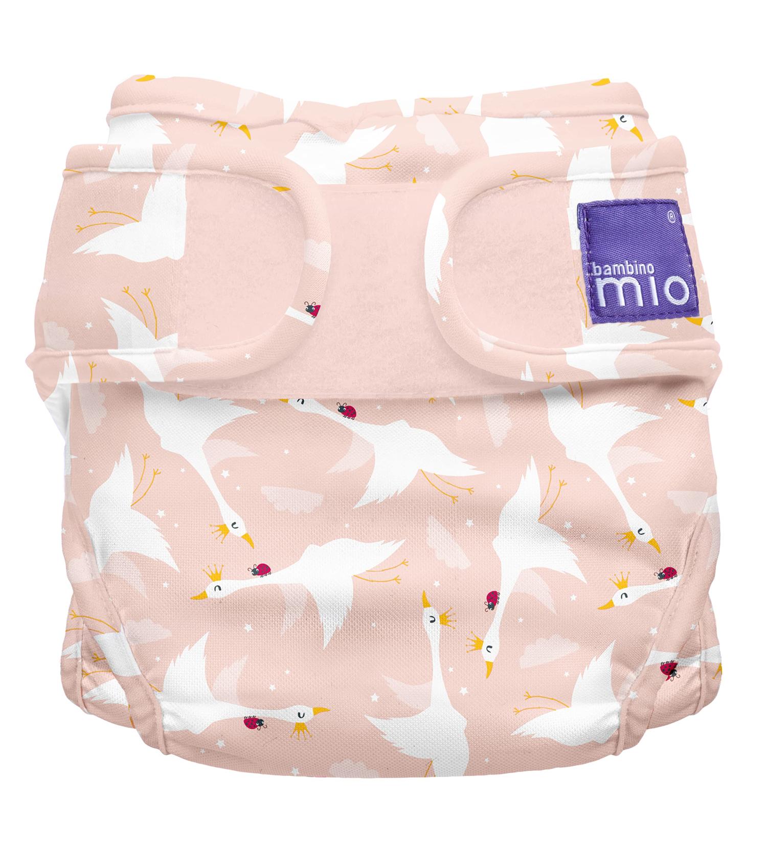 Bambino Mio Mioduo Cloth Diaper Cover Sleepy Swan Size 2 (9Kg+) - Eco-Friendly Comfortable Fit for Your Baby - Buy Online on GoSupps.com