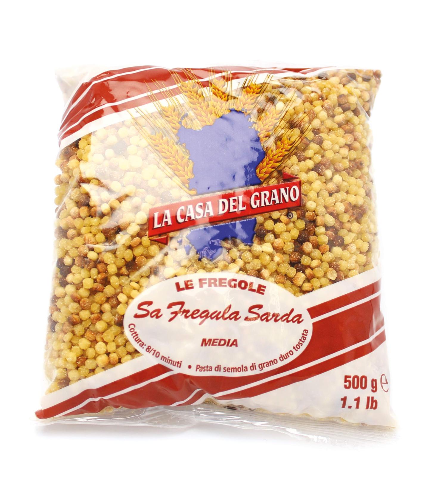 La Fregola Media La Casa Del Grano 500g 1.1lb - Buy Online on GoSupps.com