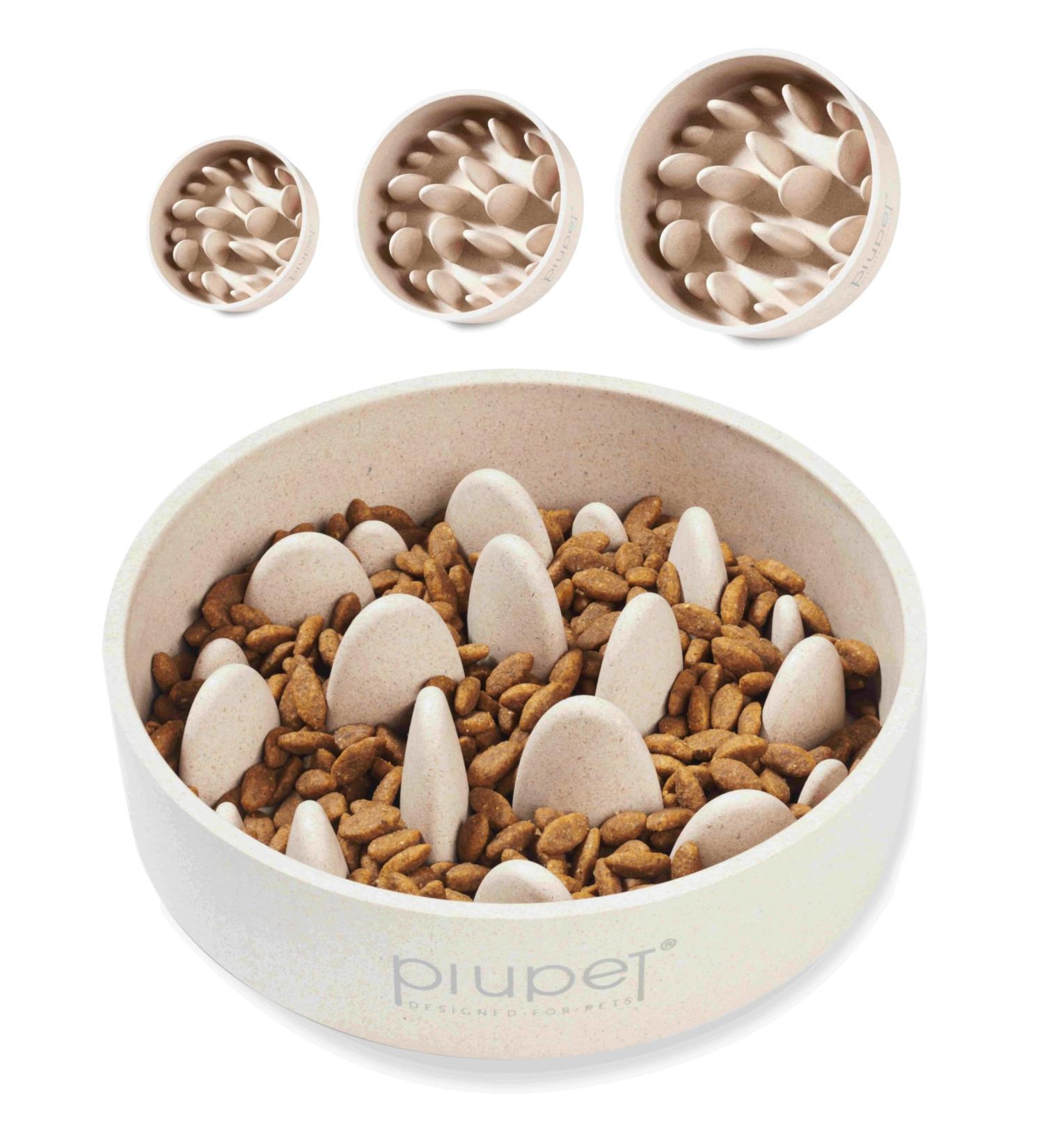 PiuPet Large Slow Feeder Dog Bowl - 1.4L Capacity | Dishwasher Safe | Dog Food Bowl to Slow Down Eating - Buy Online on GoSupps.com