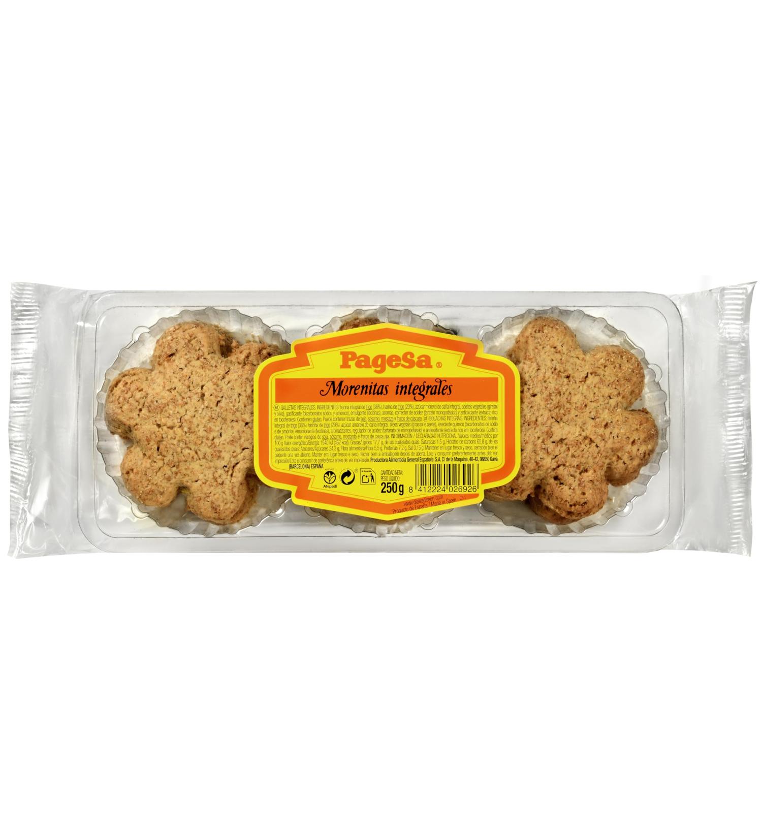 Pagesa Morenitas Integrales 250 g - Buy Online on GoSupps.com