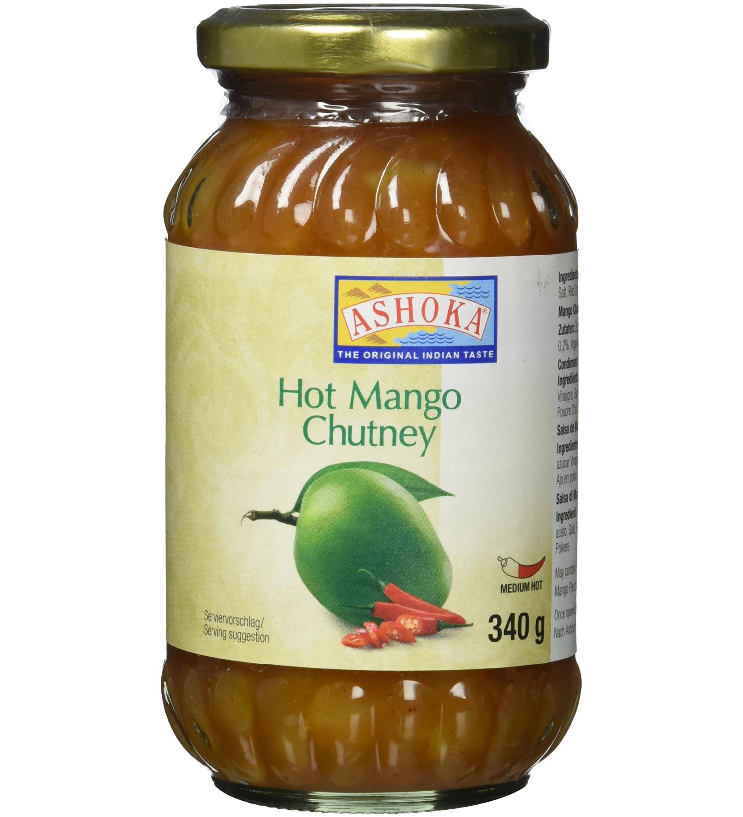 Ashoka Mango Chutney (340g) - Authentic Sharp Flavor for International Shipping | Buy Online - Buy Online on GoSupps.com