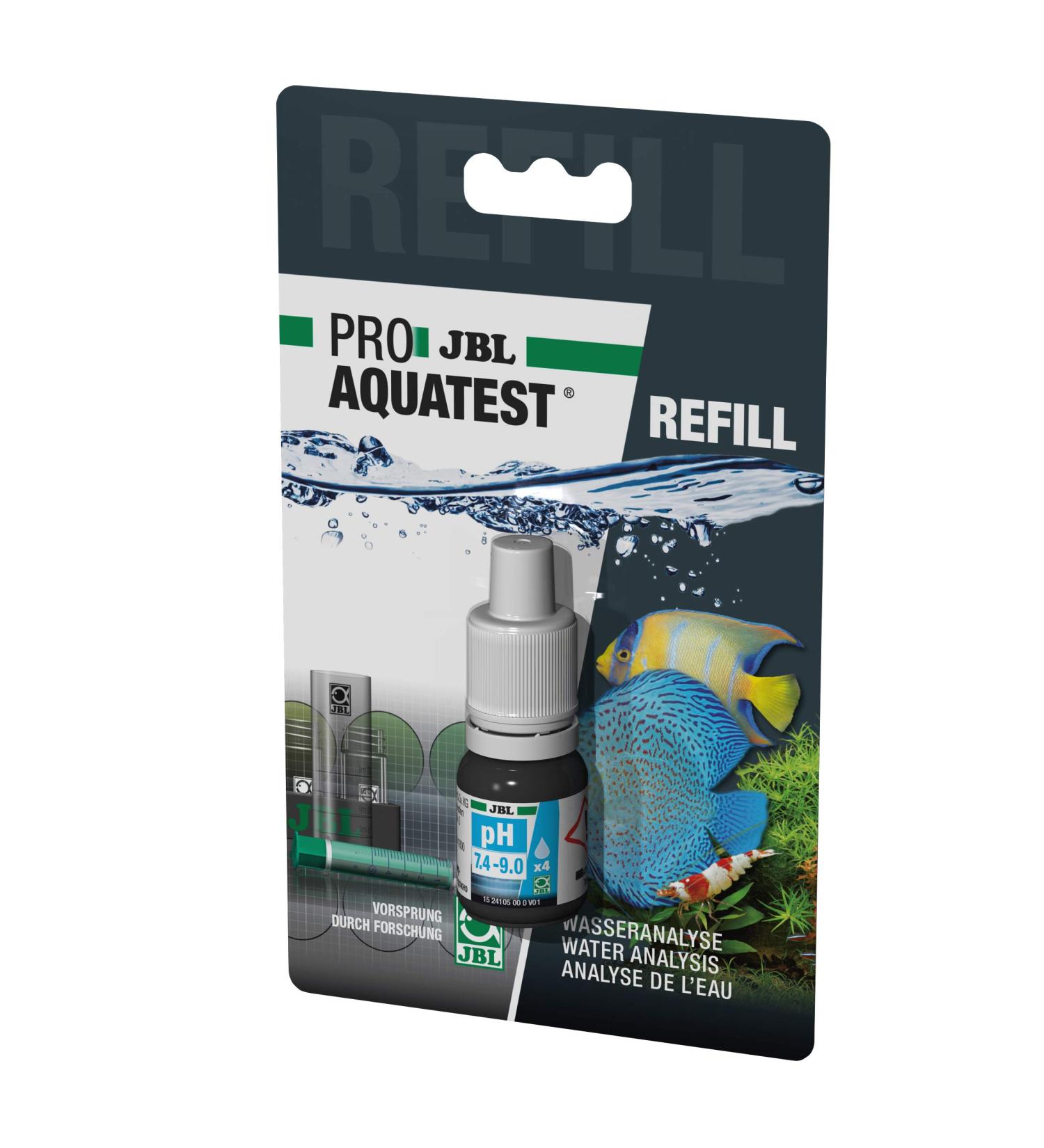JBL Proaquatest pH 7.4-9.0 Refill for Ponds & Aquariums | International Shipping Available - Buy Online on GoSupps.com