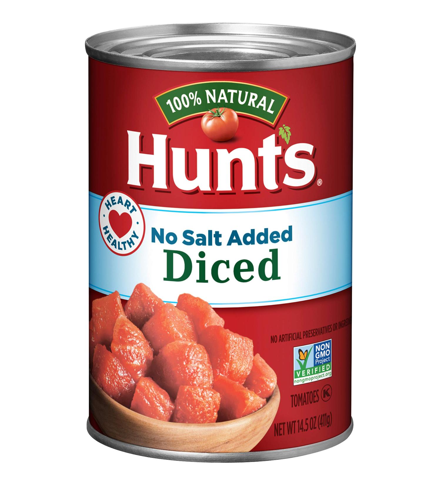 Hunt's Diced Tomatoes No Salt Added 14.5 oz - Buy Online Now - Buy Online on GoSupps.com