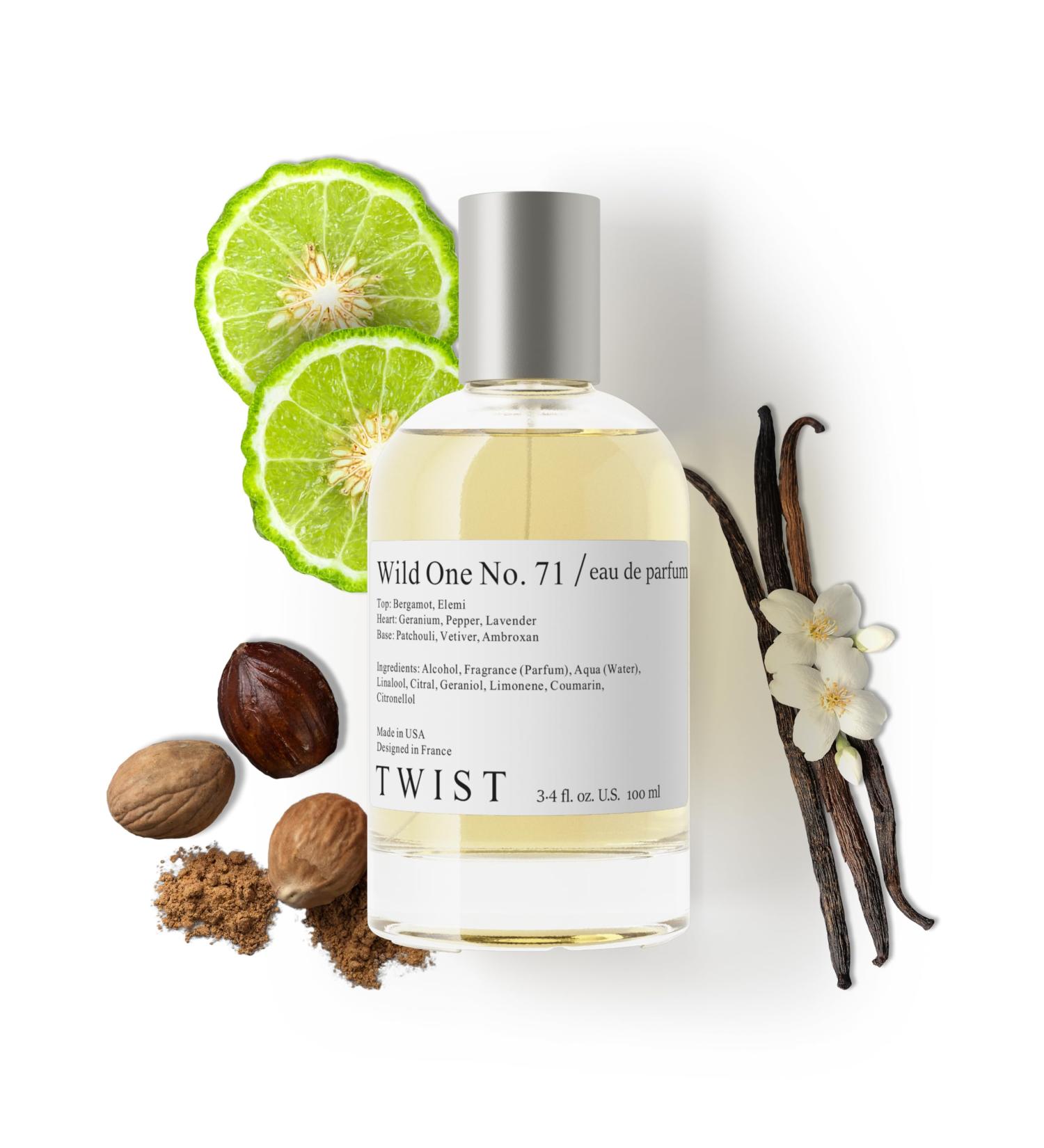 Twist - Wild One No. 71 - Eau De Parfum Inspired by Sauvage Long-Lasting Perfume For Men Paraben Free Vegan Clean Ingredients Fragrance - Spray 100 ml | 3.4 fl. oz. Wild One No. 71 - Inspired by Sauvage 3.4 Fl Oz (Pack of 1) - Buy Online on GoSupps.com