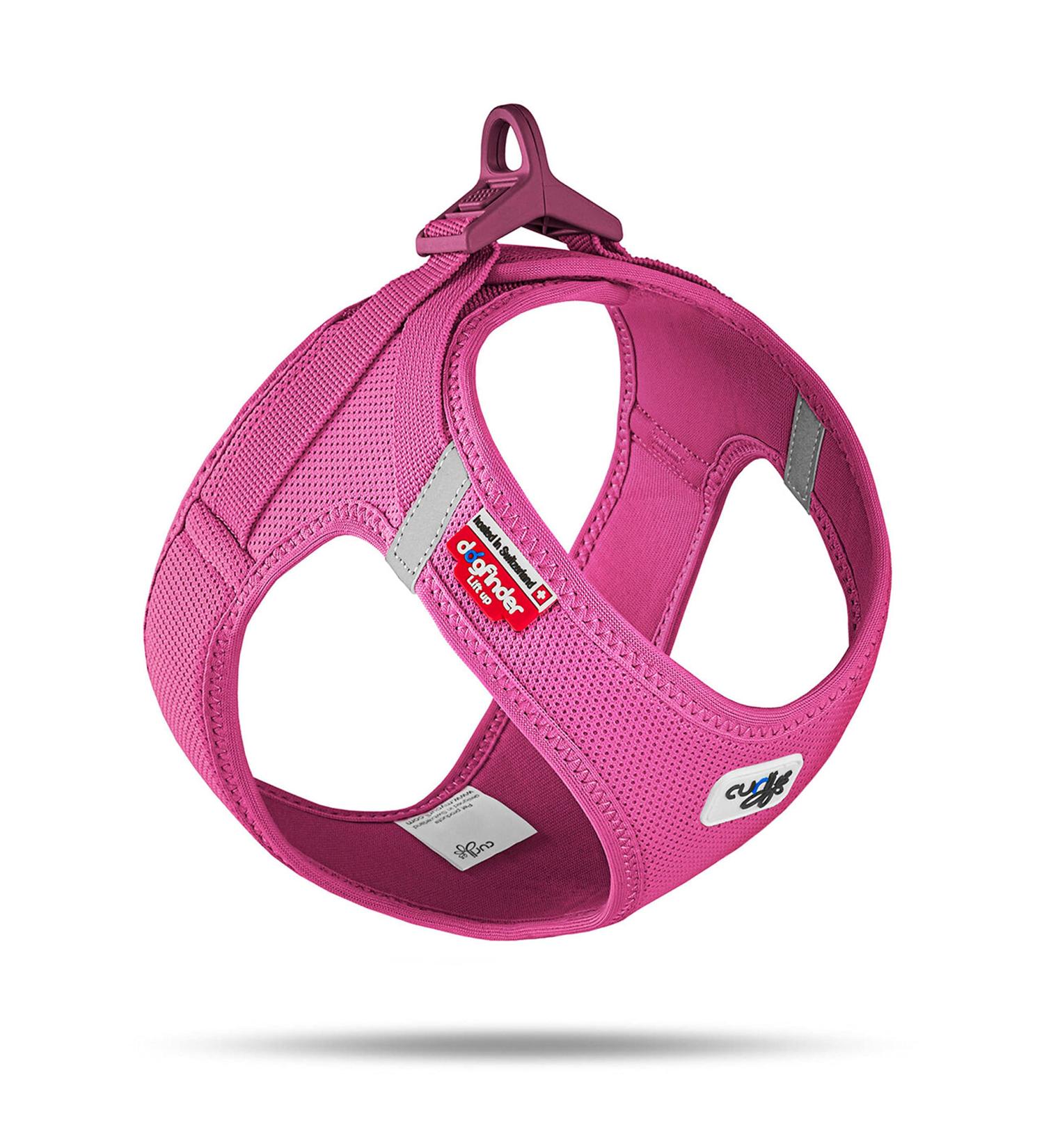 Curli Fuchsia Vest Harness - Air-Mesh Dog Harness for Comfortable Fit | International Shipping Available - Buy Online on GoSupps.com