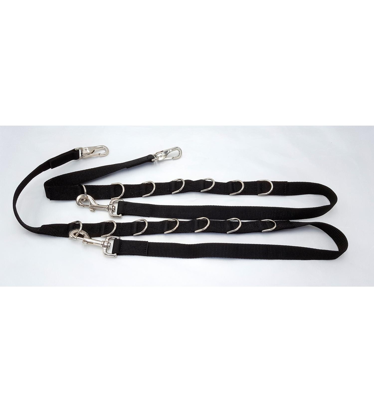 Shop Elastic Side Reins for Warmblood & Thoroughbred - Durable D-Ring Design | International Shipping Available - Buy Online on GoSupps.com
