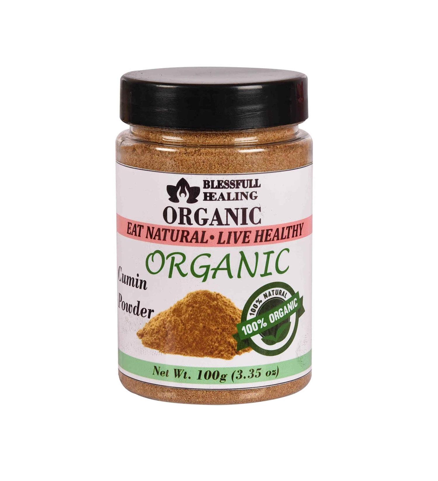 Blessfull Healing Organic Cumin Powder 100 Gram Airtight Container (Packing May Vary) 100 Gram 3.35 oz - Buy Online on GoSupps.com