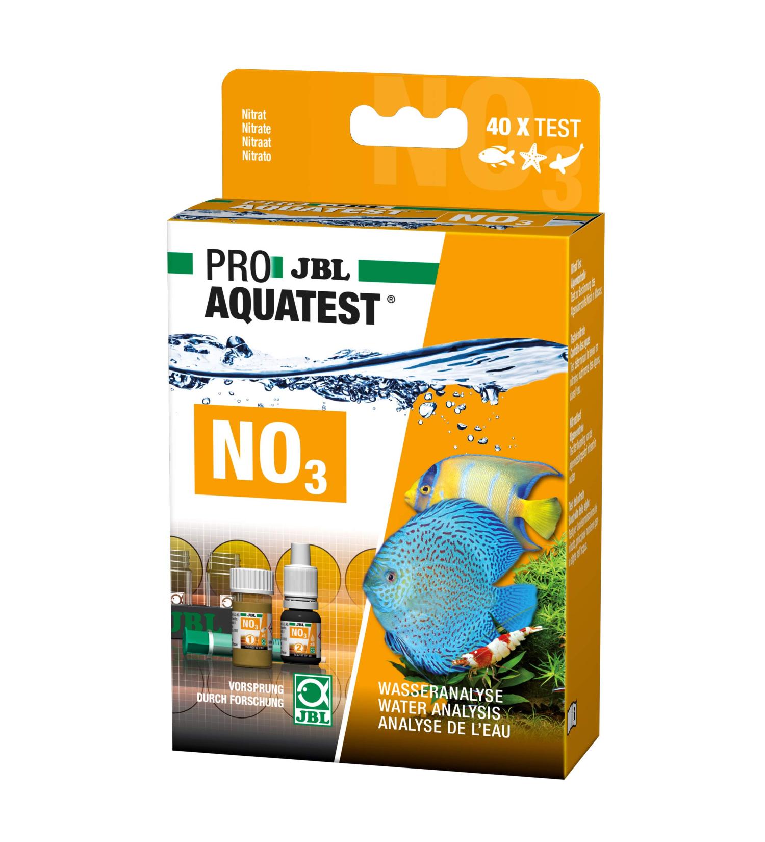 JBL Water Test Set for Freshwater & Saltwater Aquariums | ProAquaTest NO3 Nitrate Test Kit Accurate Testing for Healthy Ponds - Buy Online on GoSupps.com
