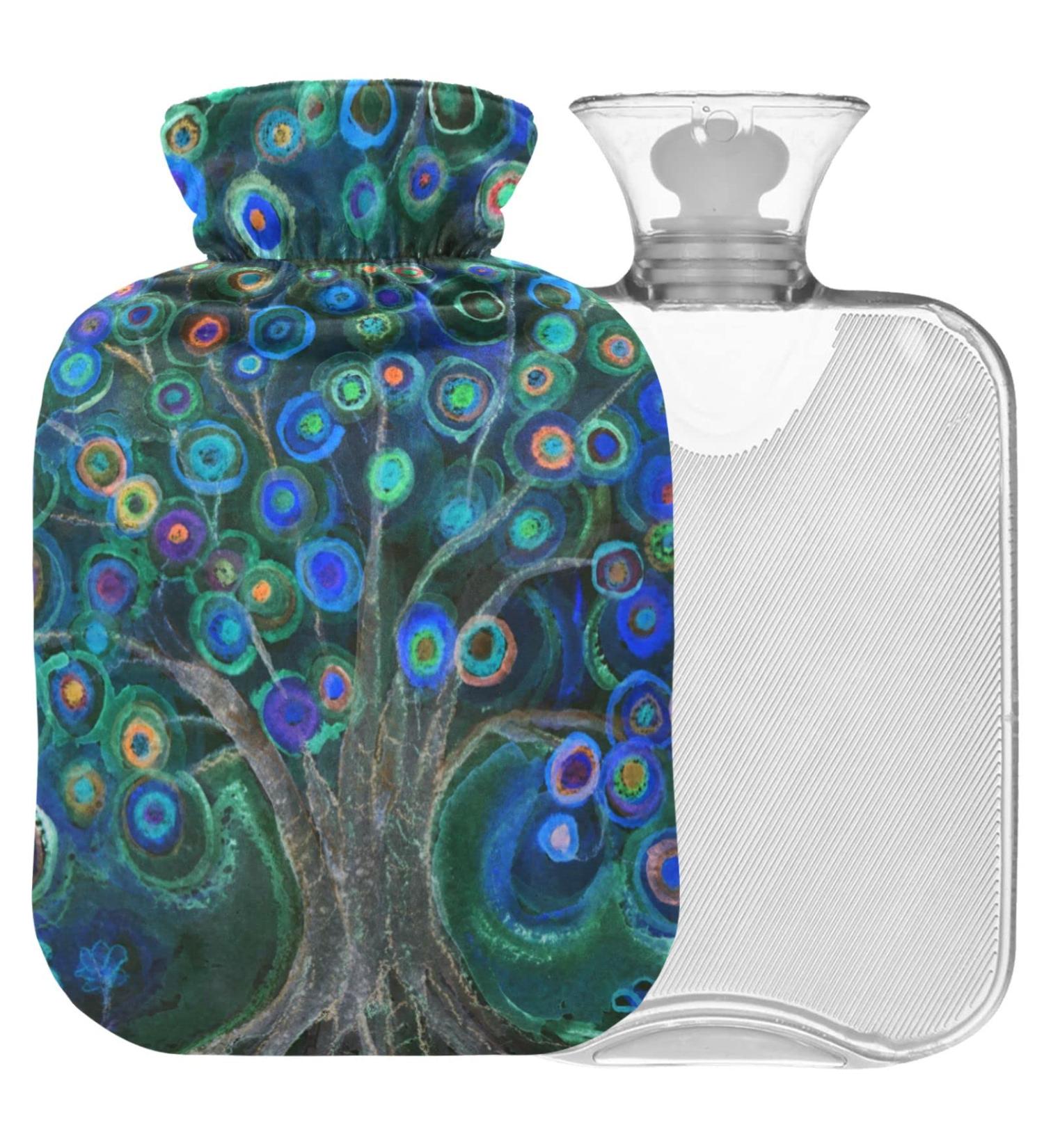 Naanle Tree of Life Galaxy Hot Water Bottle - 2L Heat Therapy for Back Pain Relief Hand & Foot Warmer Neck Warmth & Cold Therapy - Buy Online on GoSupps.com