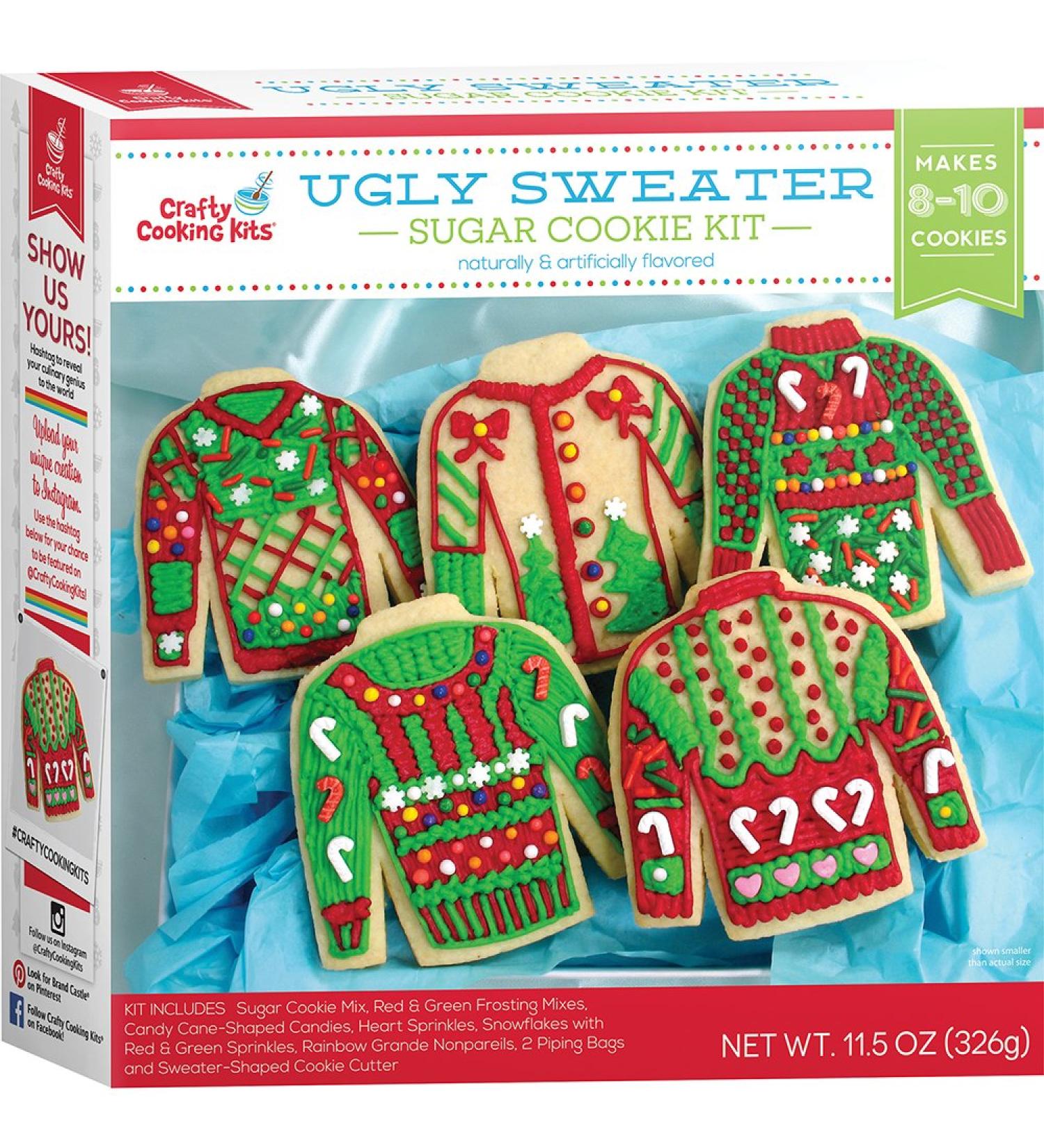In The Mix Ugly Sweater Cookie Kit 11.5 oz - Festive Holiday Baking Fun - Buy Online on GoSupps.com