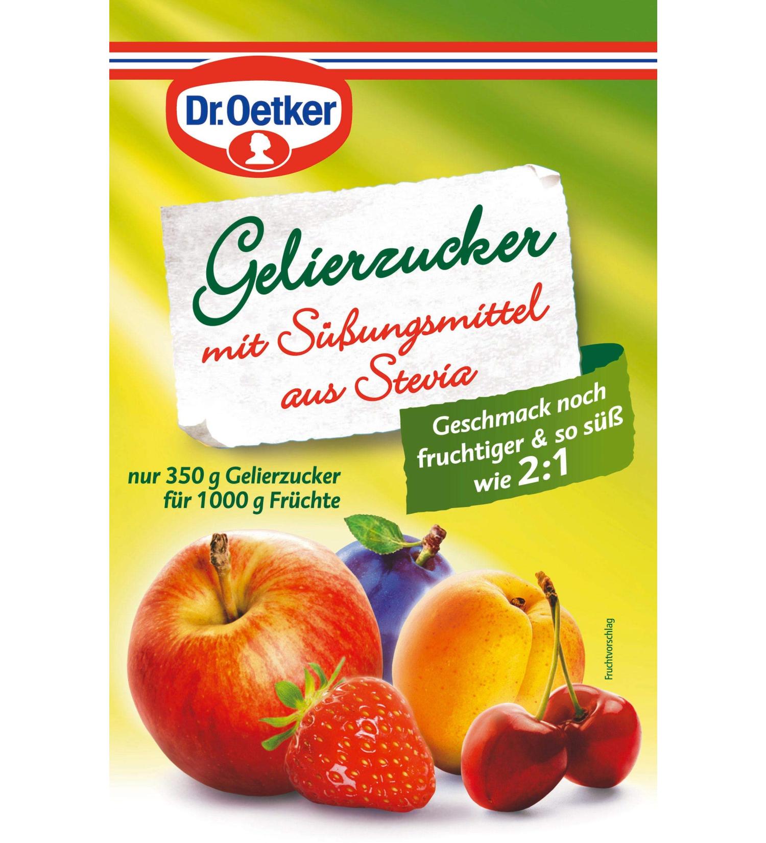 Dr.Oetker - Gelling sugar with sweeteners from Stevia - 350g