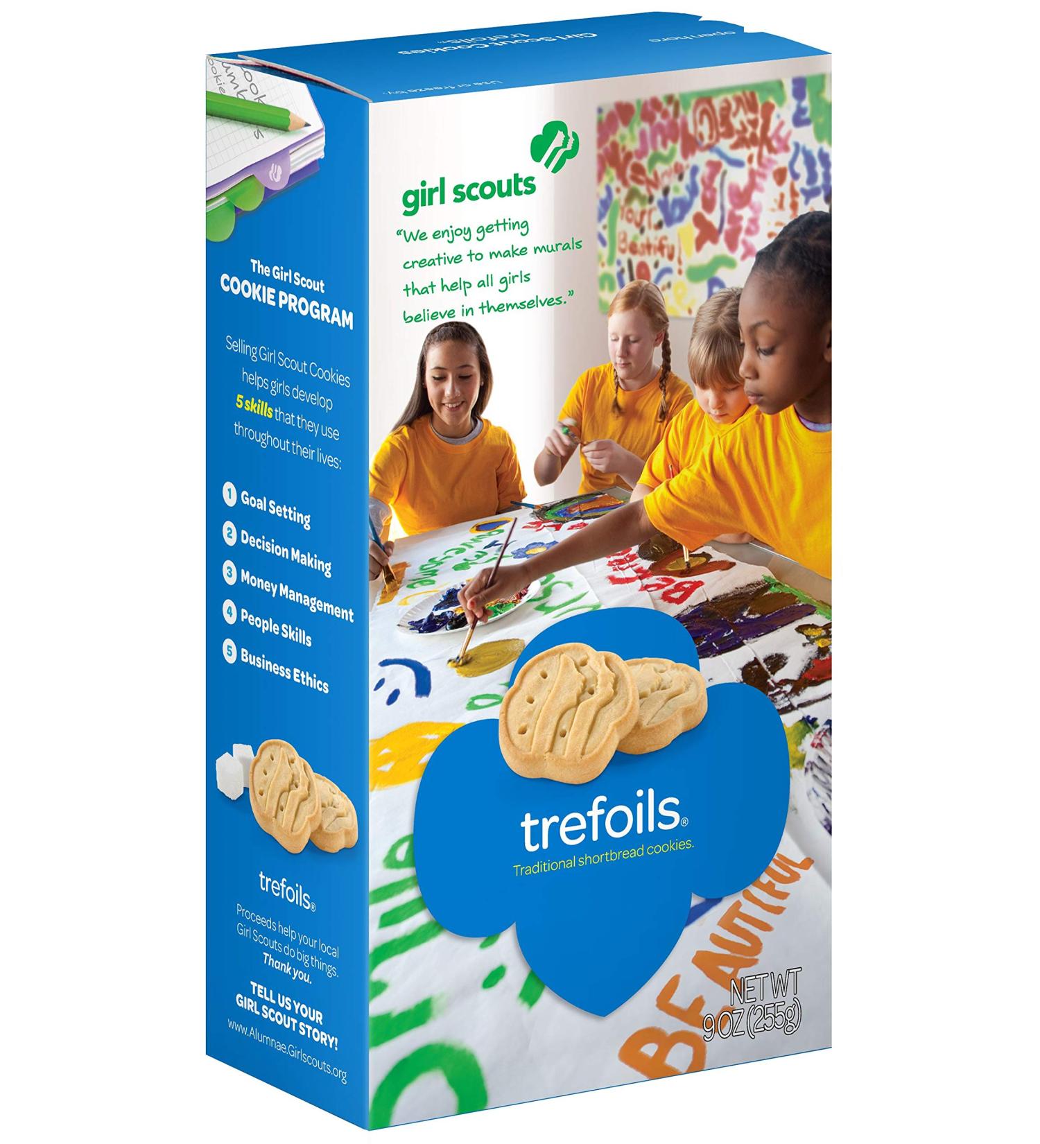 Girl Scout Cookies Trefoils Traditional Shortbread Cookie - 3 Boxes