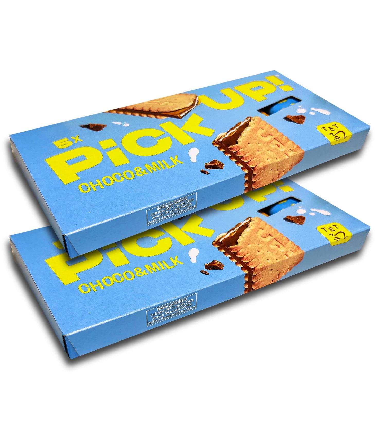 TopDeal Pick Up Pack of 2 packs of 5 Choco & Milk bars 10 x 28 g