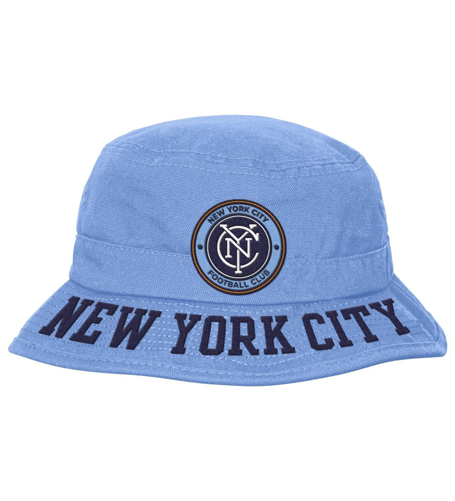 NYCFC Boys Bucket Hat - Bahia Blue | MLS R S47EB, One Size - Buy Online on GoSupps.com
