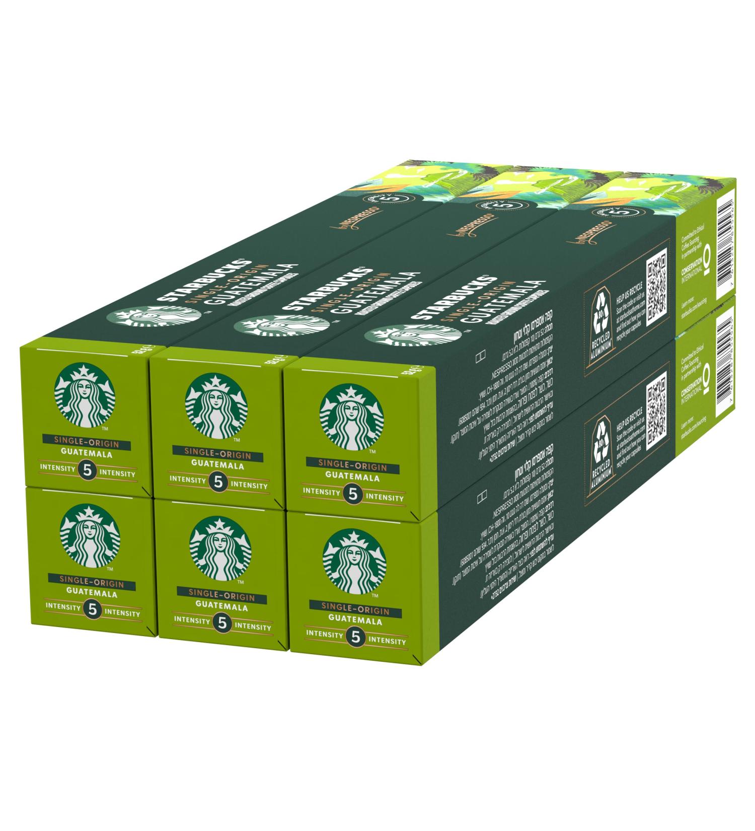 Nestl STARBUCKS SingleOrigin Guatemala by Nespresso Blonde Roast Koffiecapsules 6 x 10 60 Capsules - Buy Online on GoSupps.com
