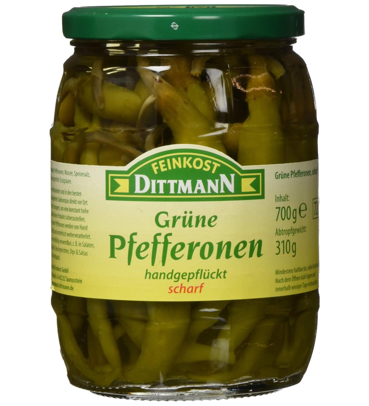 Buy Delicatessen Dittmann Hot Peppers 700g | Authentic International Flavor - Fast Worldwide Shipping - Buy Online on GoSupps.com