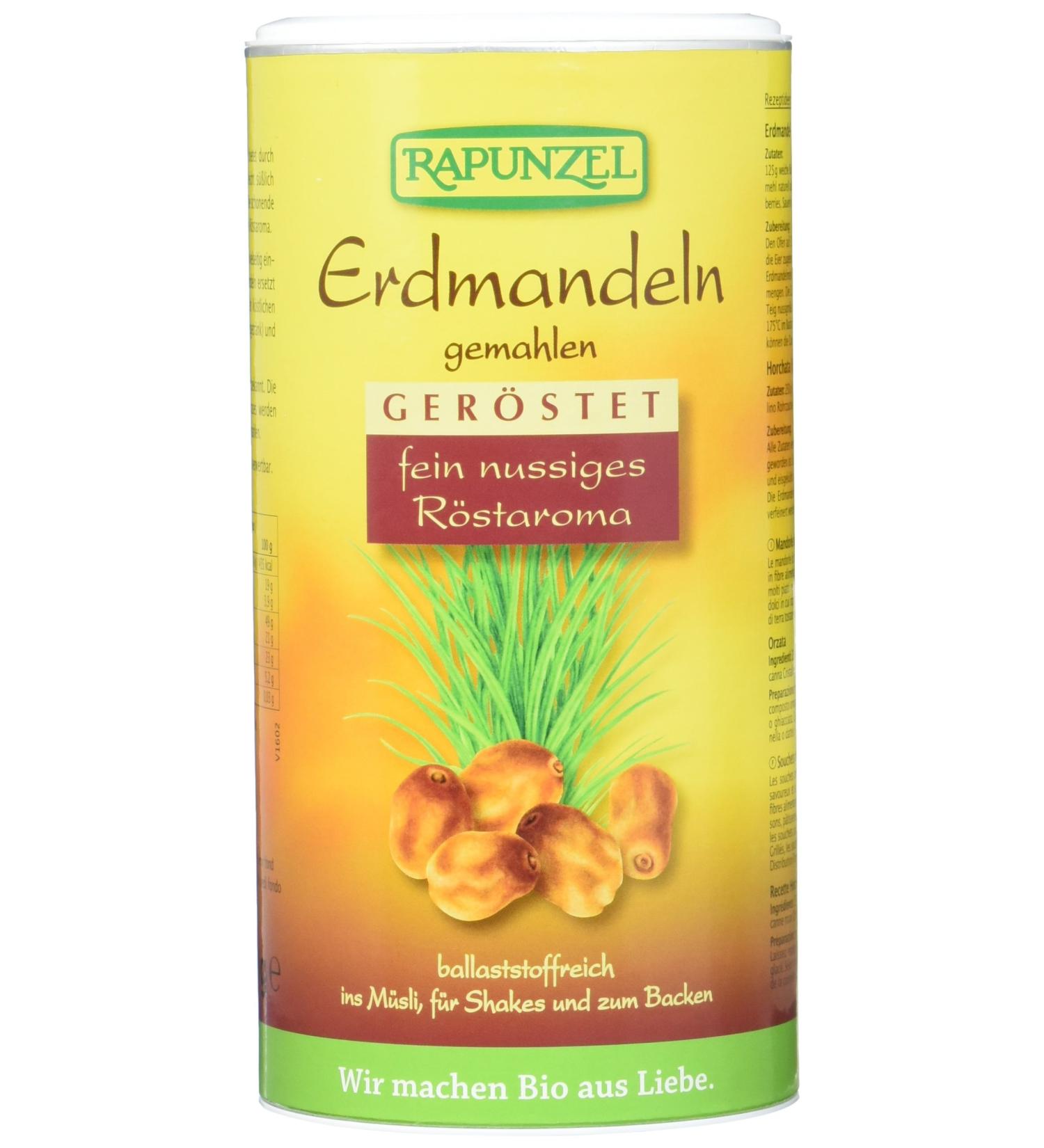 Buy Organic Rapunzel Tiger Nuts - Ground & Roasted 2-Pack (2x300g) | Healthy Snack | International Shipping - Buy Online on GoSupps.com
